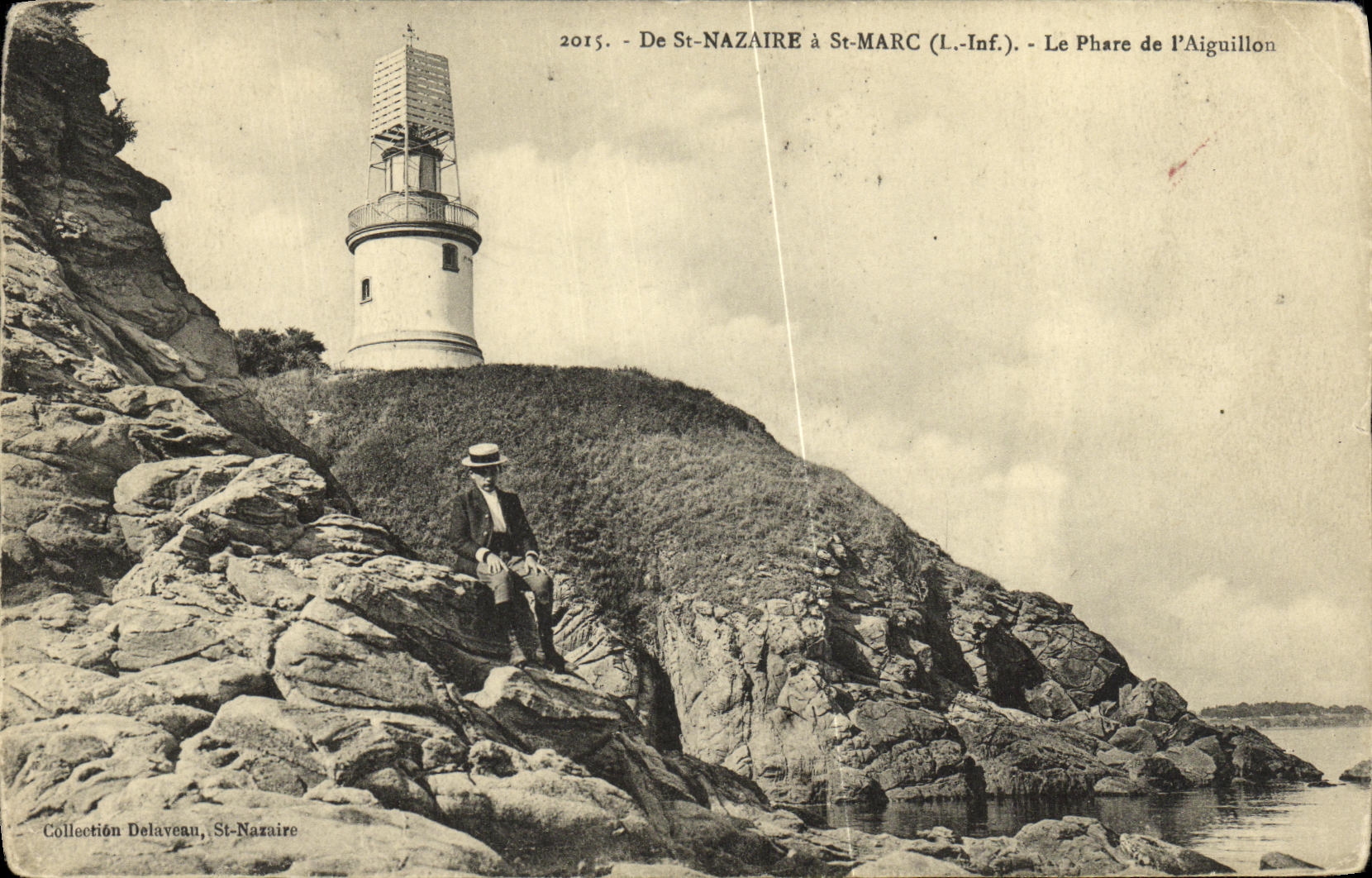 VINTAGE POSTCARD Of St Nazaire St Marc PHere of L pivot