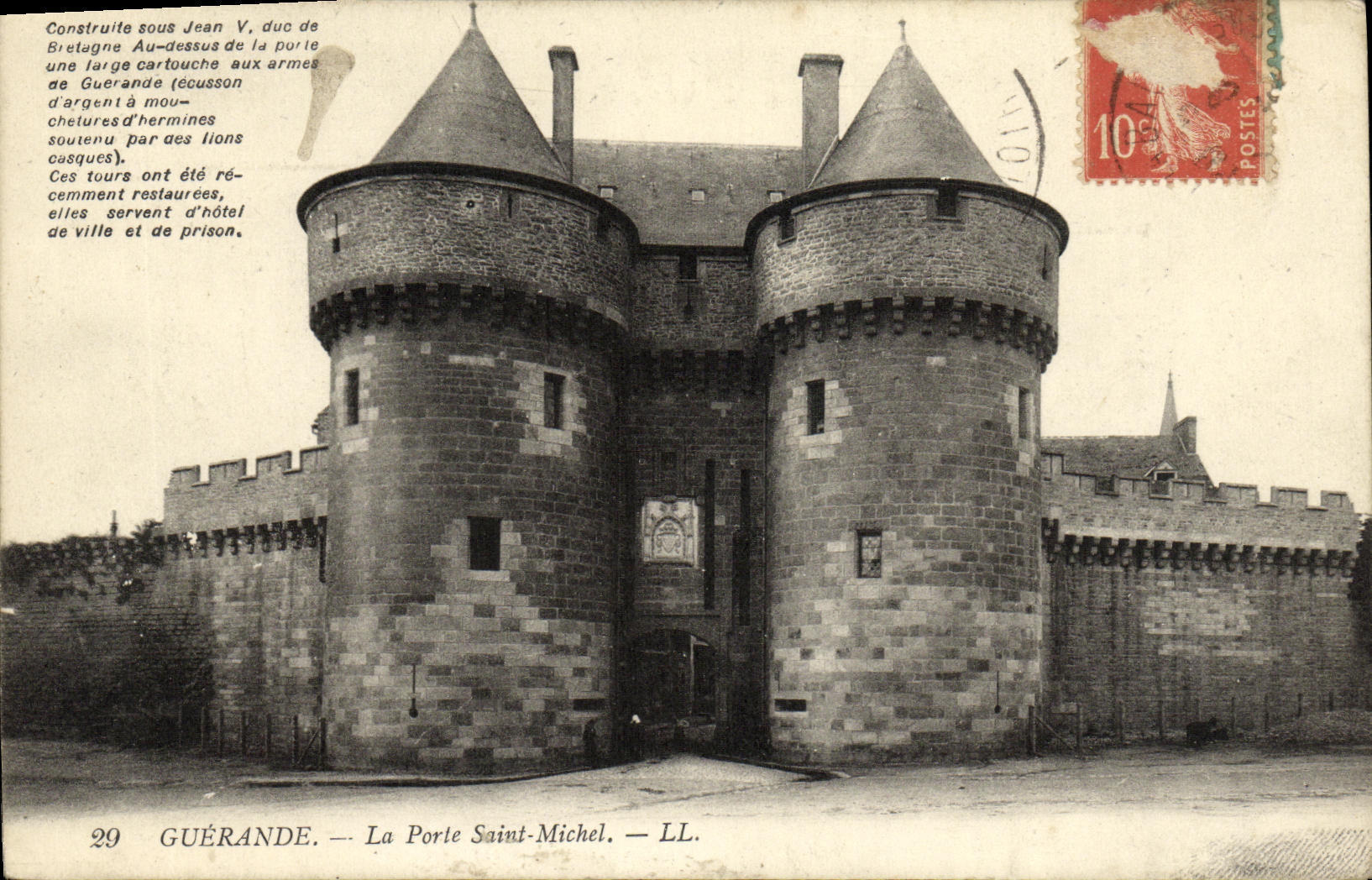 CPA Guerande La Porte Saint Michel