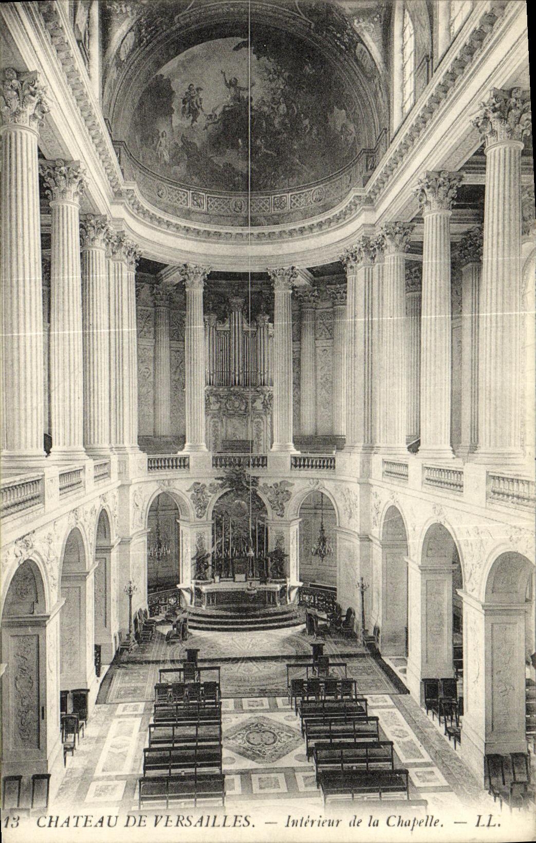 CPA Versailles Chateau Interieur de la Chapelle