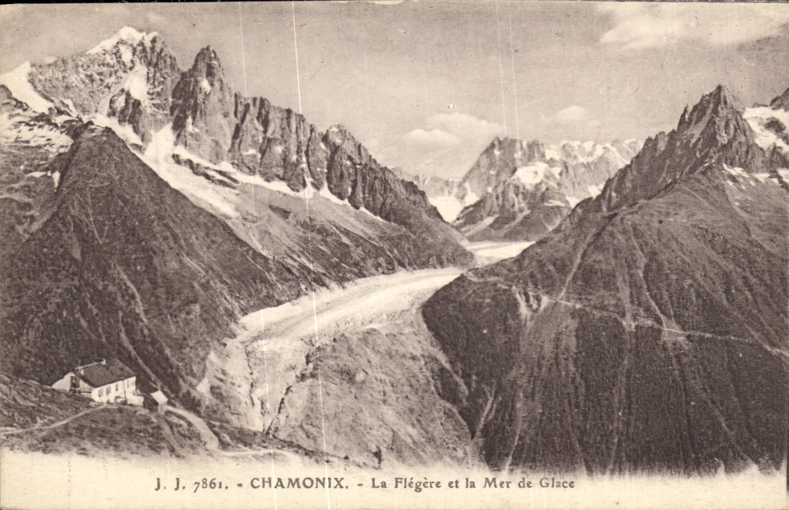 CPA Chamonix La Flegere et la Mer de Glace