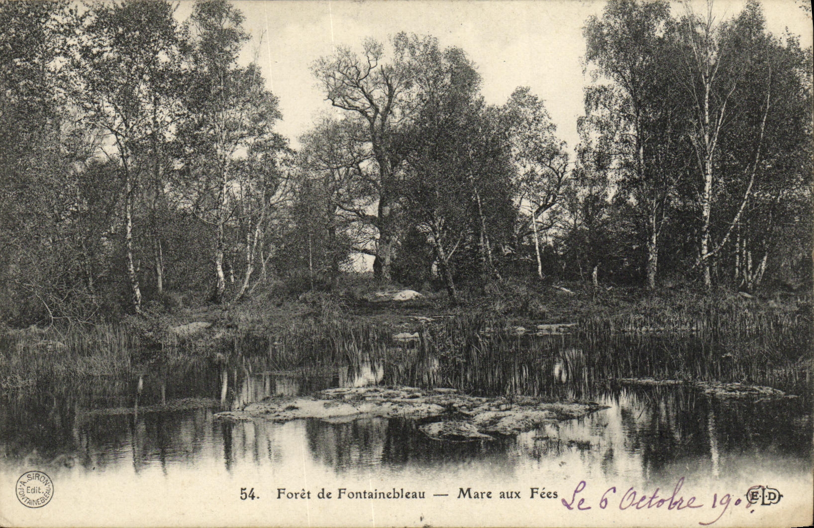 CPA Fontainebleau Mare aux Fees