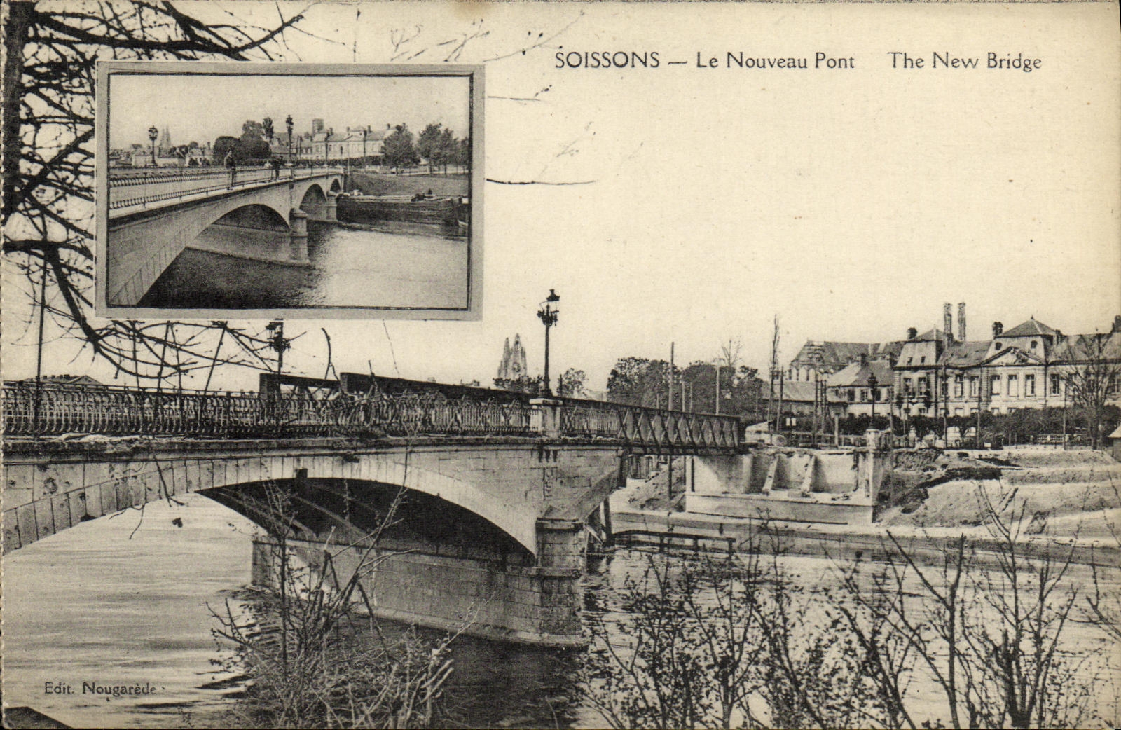 CPA Soissons Le Nouveau Pont