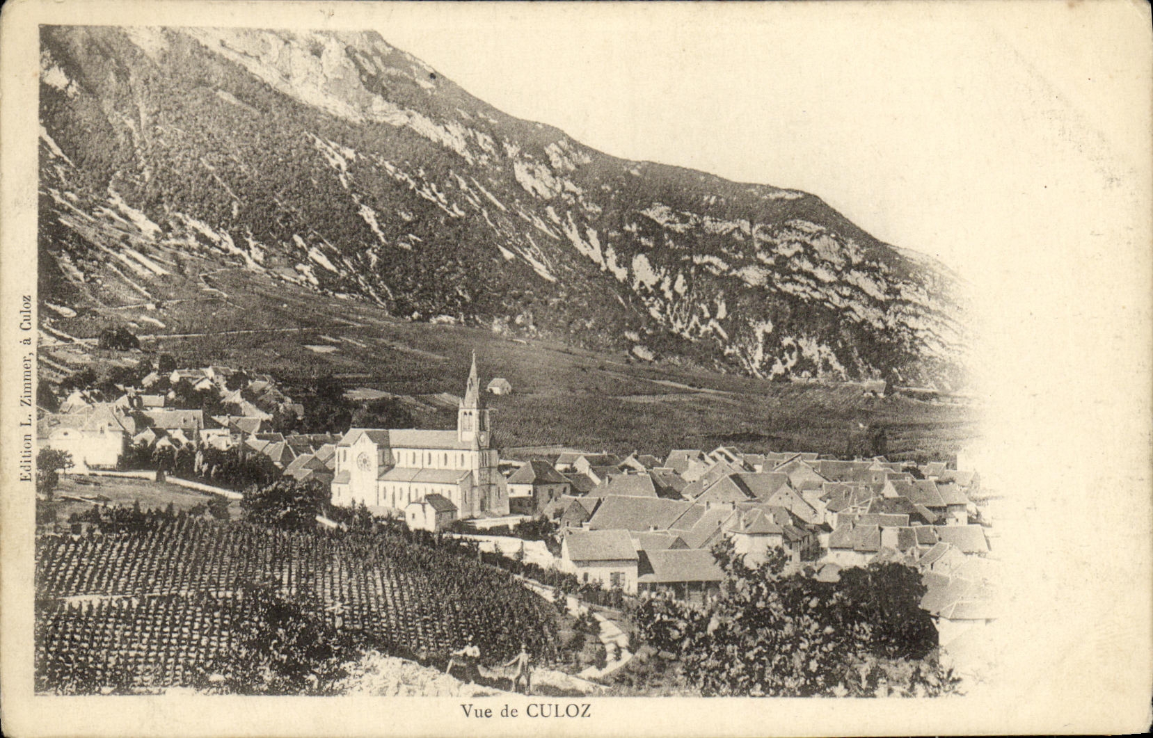 VINTAGE POSTCARD Seen of Culoz