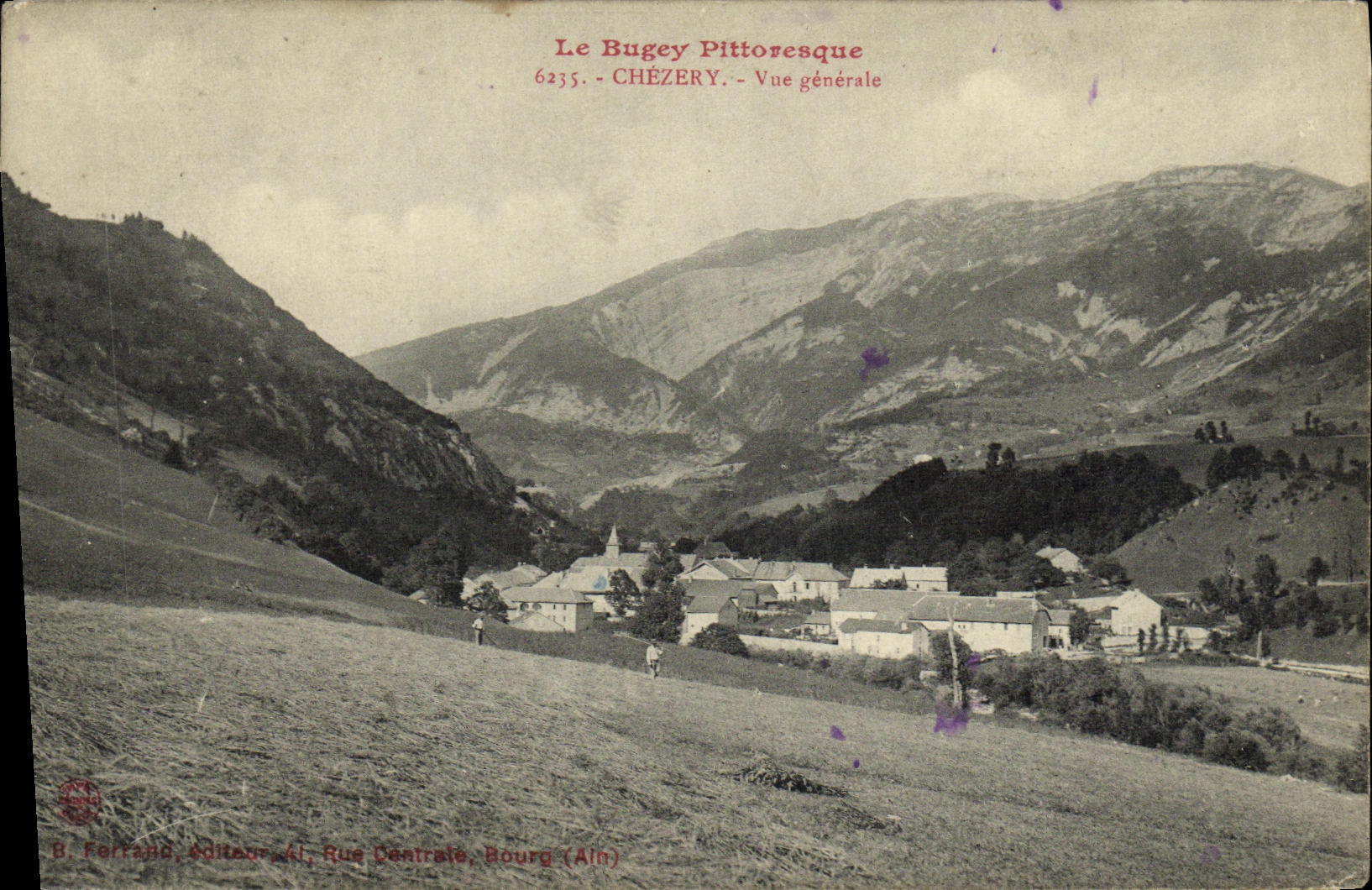 VINTAGE POSTCARD Chezery View