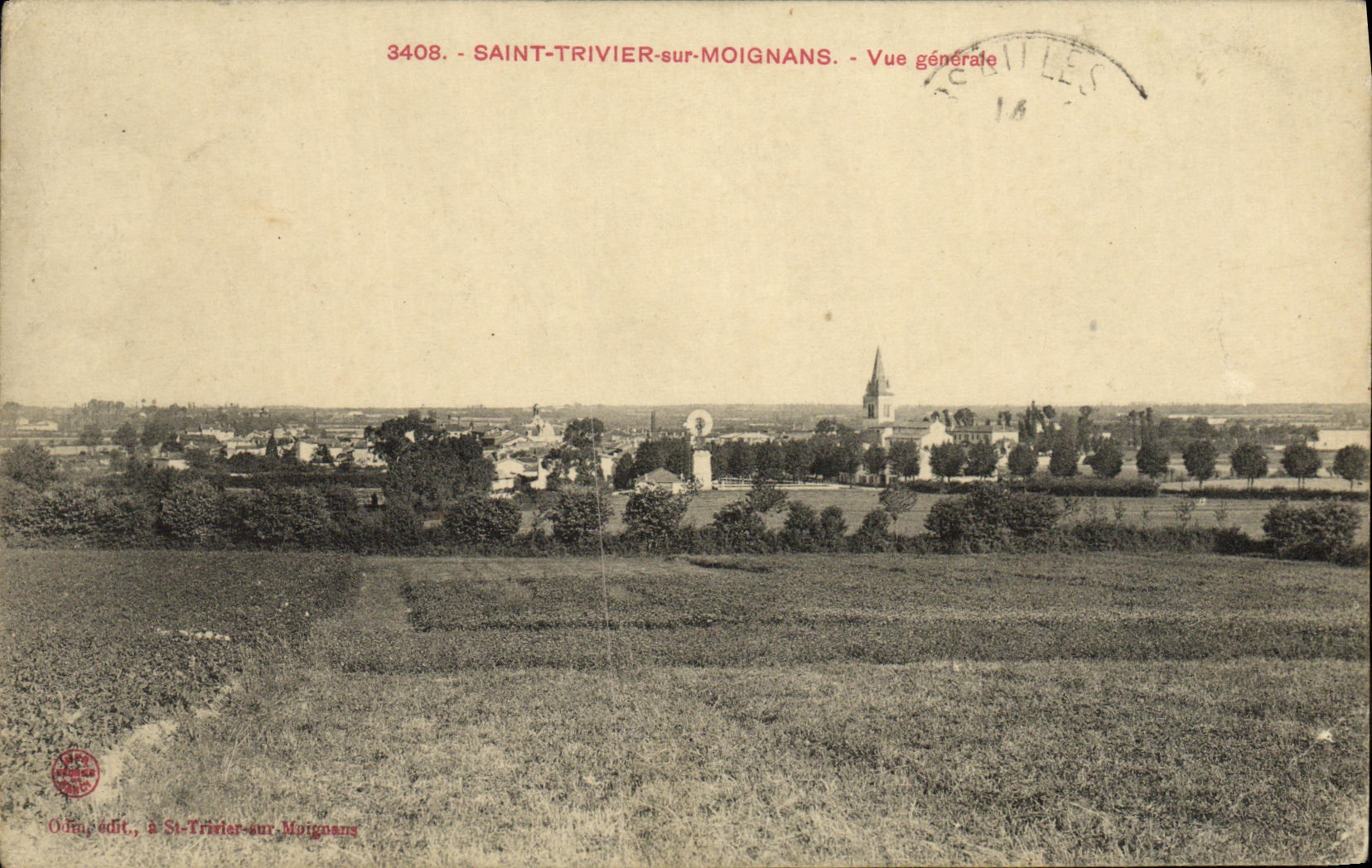 VINTAGE POSTCARD Holy Trivier on Moignans View