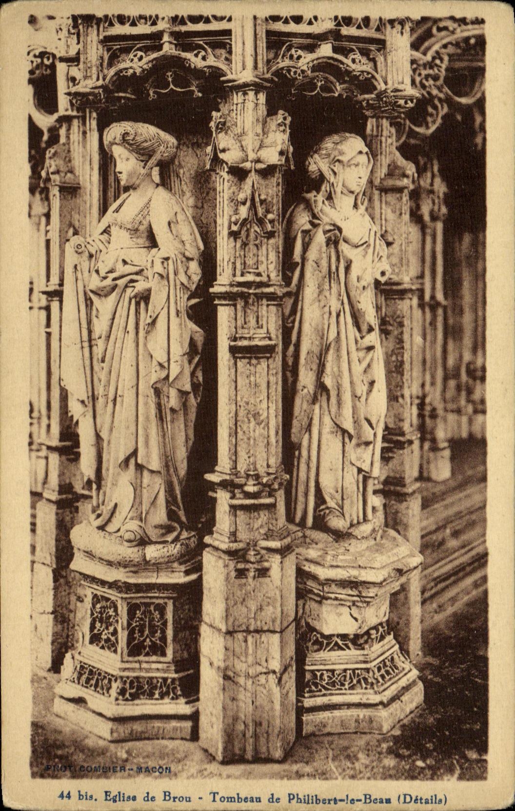 CPA Bourg de Eglise Tombeau de Philibert le Beau