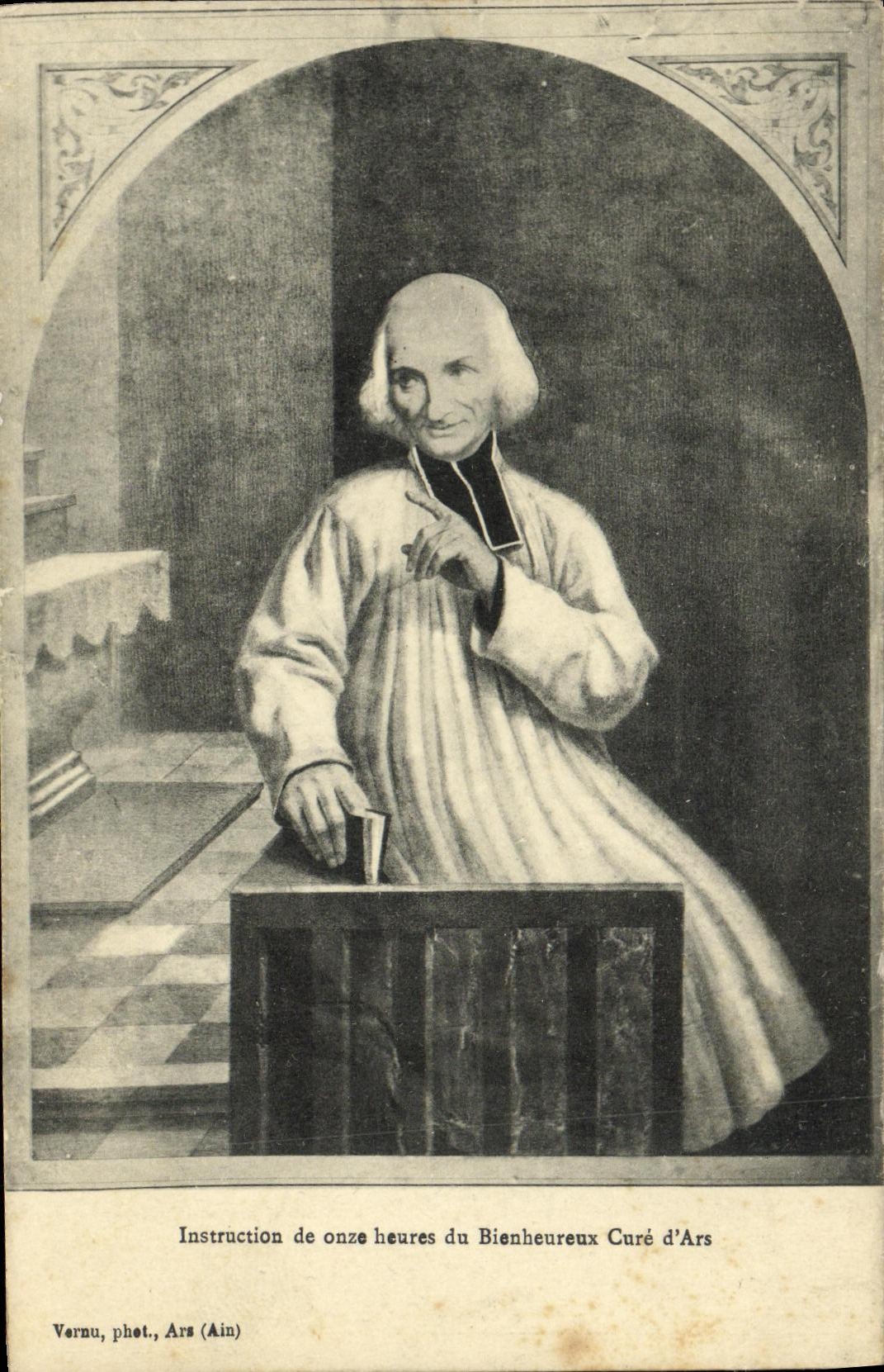 VINTAGE POSTCARD Romans Instruction Eleven Hours of Happy Cleans D Ars