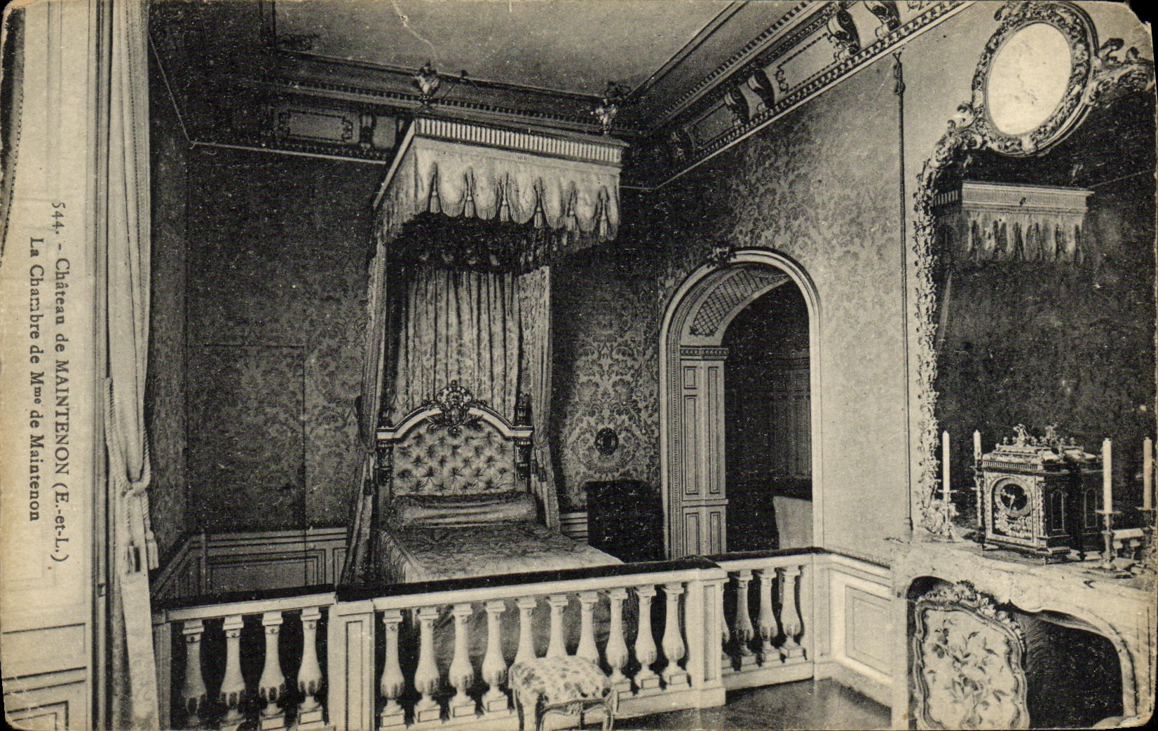 CPA Chateau de Maintenon La chambre de Mme de Maintenon