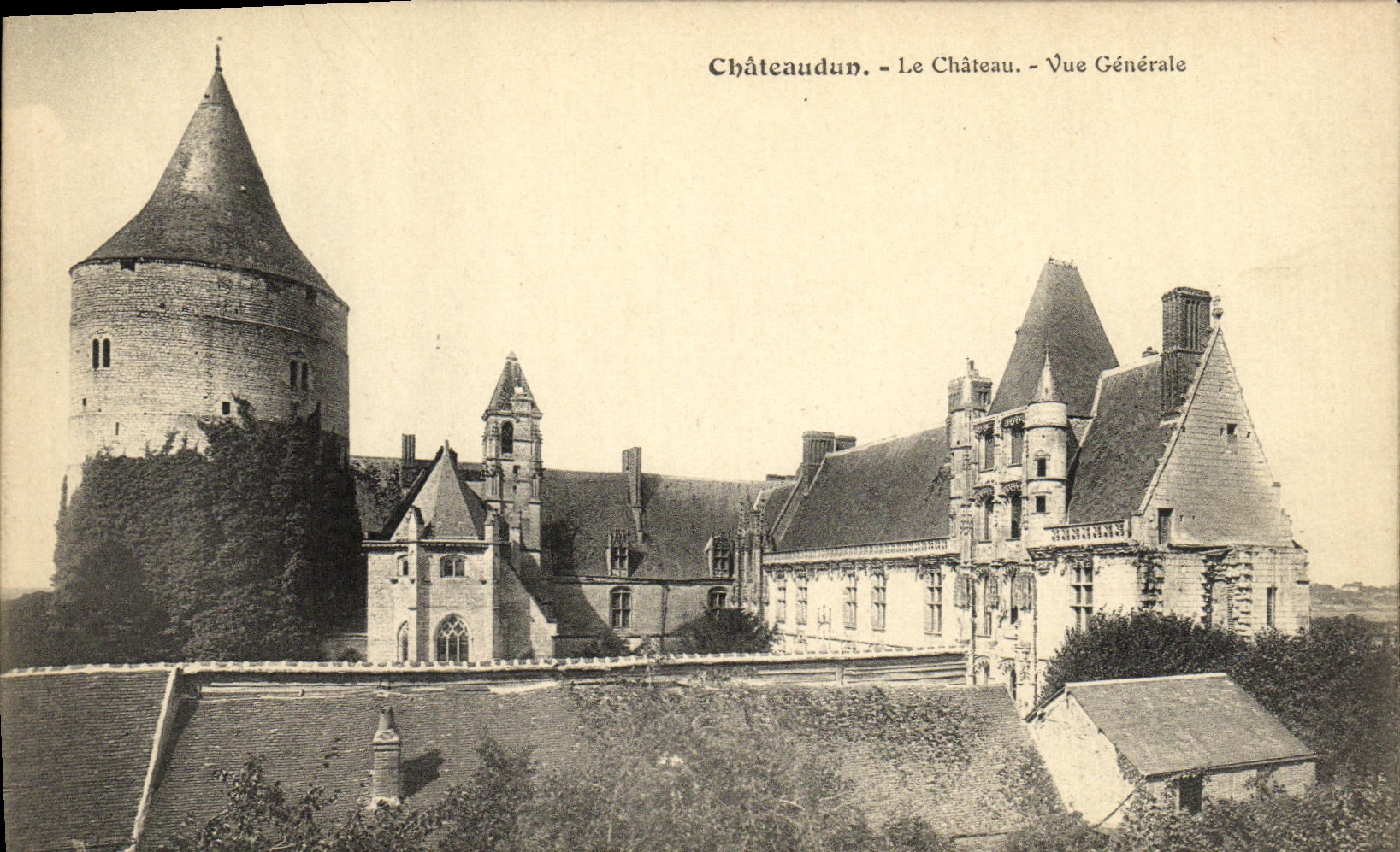 CPA Chateaudun Le Chateau Vue Generale