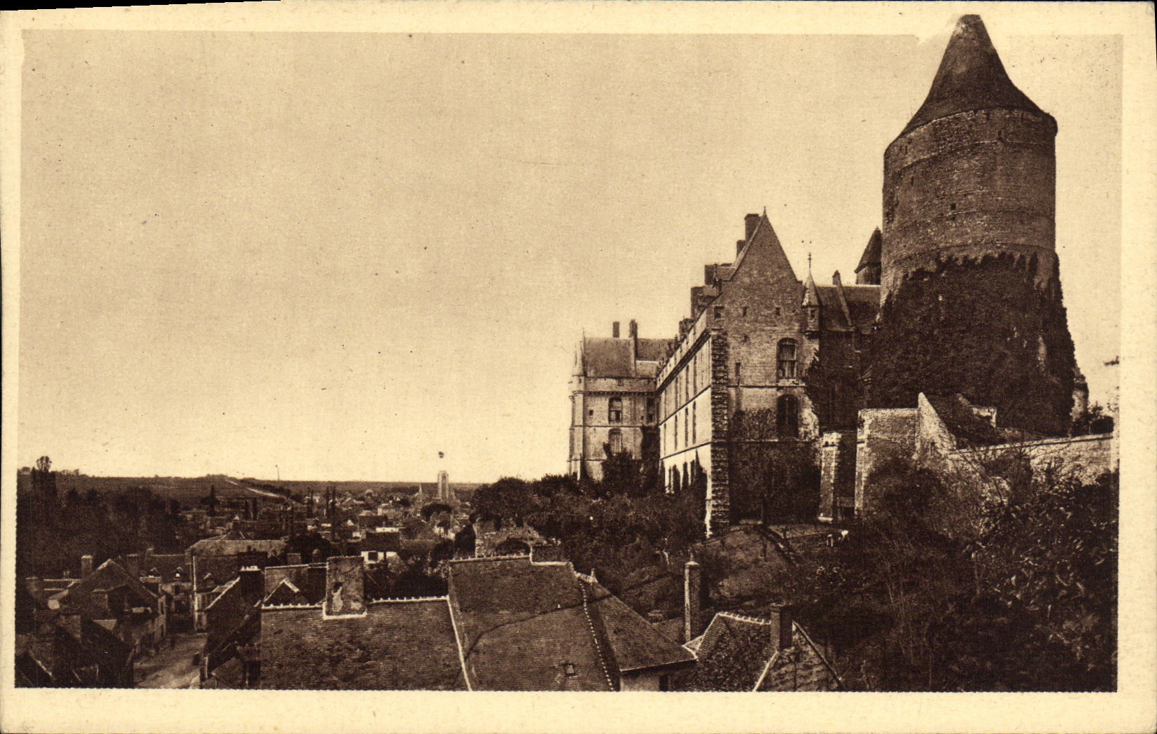 CPA Chateaudun Le Chateau et le faubourg Saint Jean