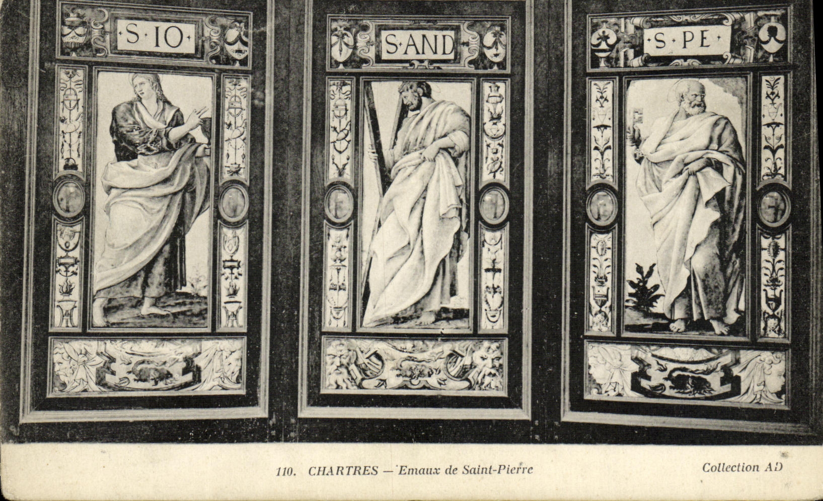 CPA Chartres Emaux de Saint Pierre