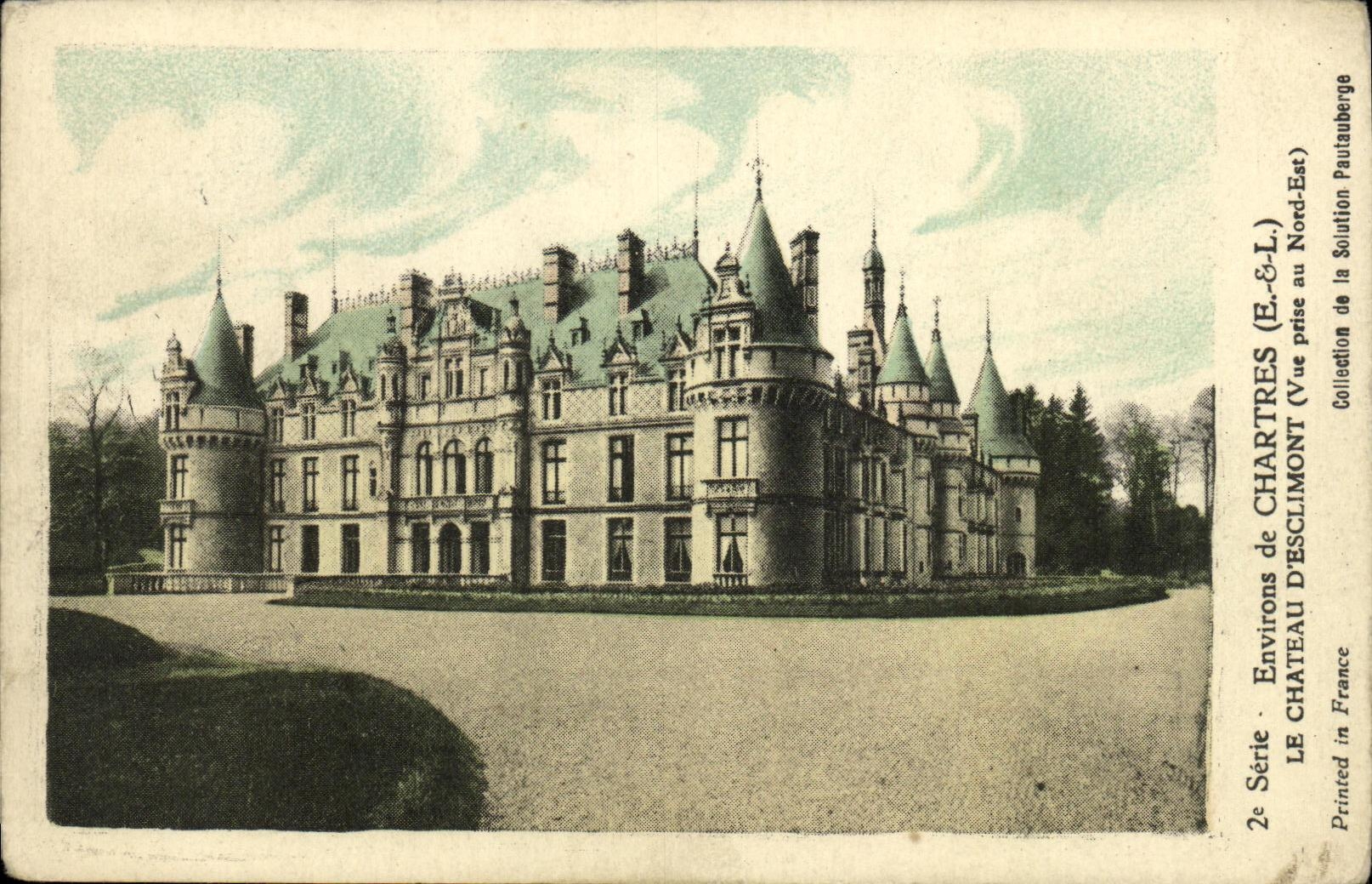 CPA Chartres Environs Le Chateau D Esclimont