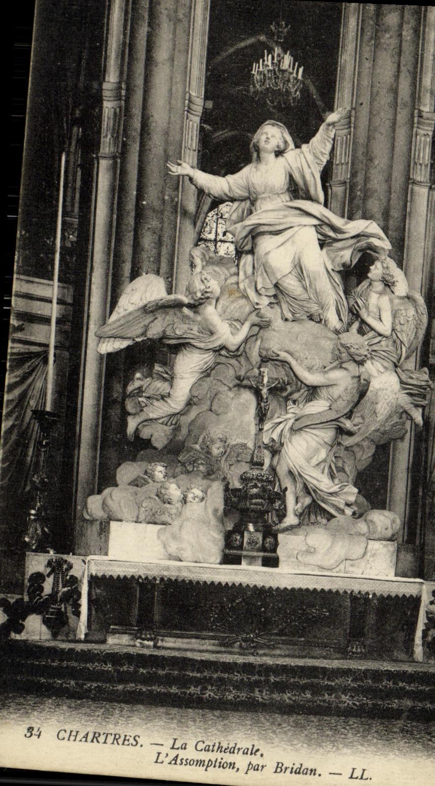 CPA Chartres La Cathedrale L Assomption Par Bridan