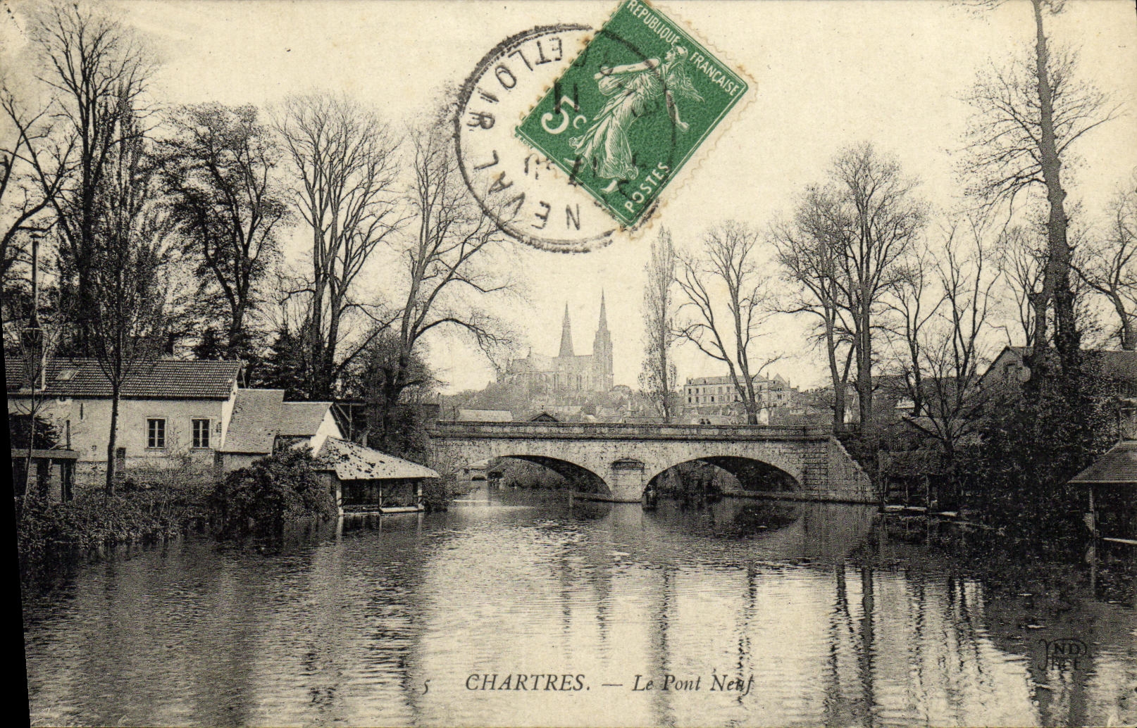 CPA Chartres Le Pont nuef