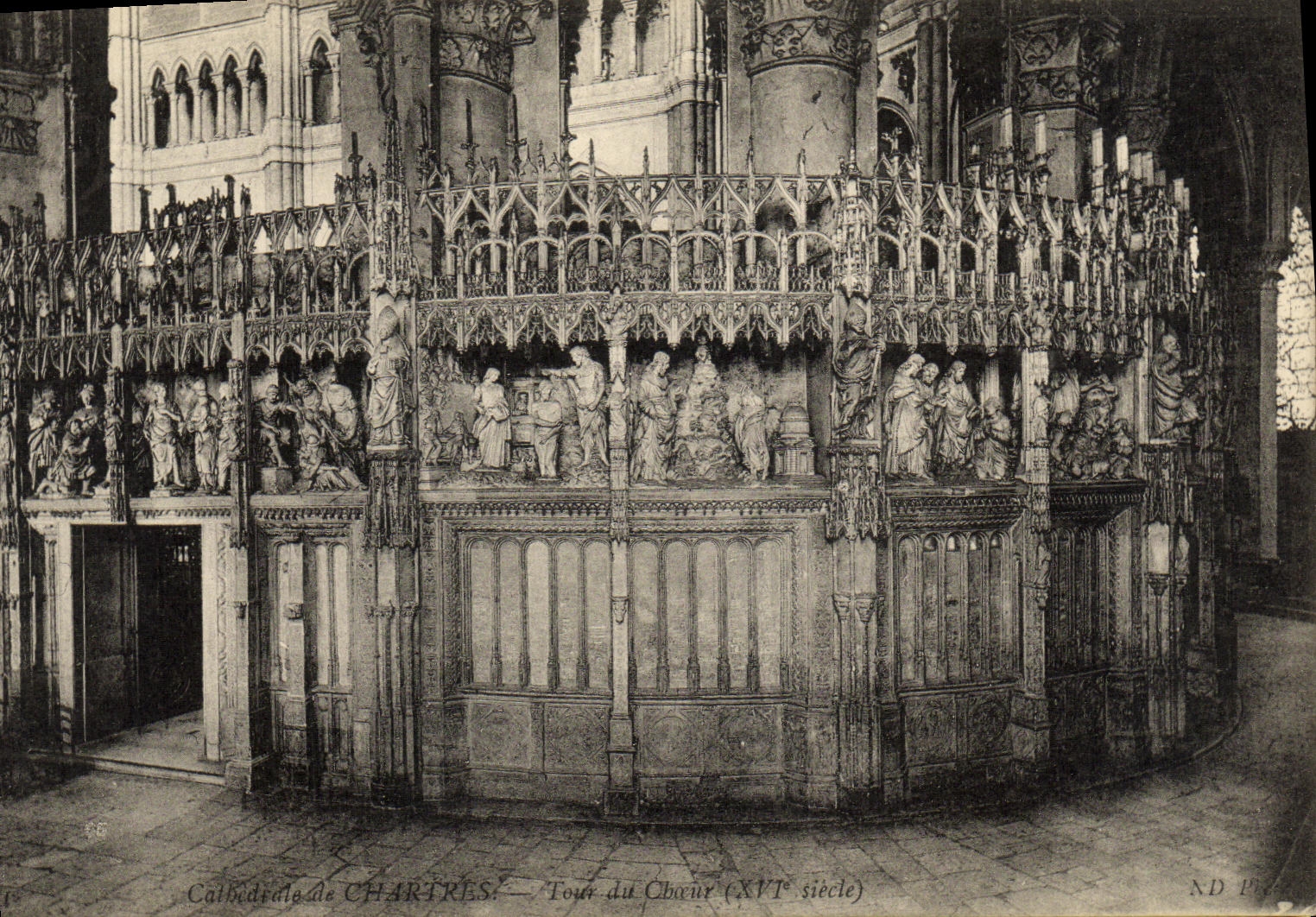 CPA Chartres Cathedrale Tour choeur