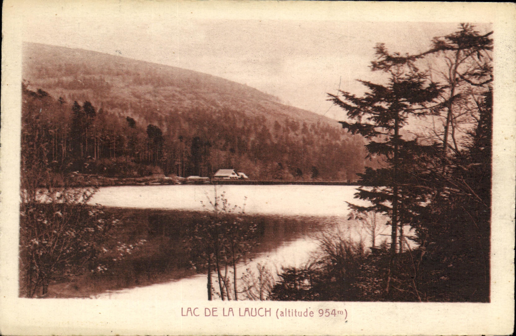 VINTAGE POSTCARD Lake of Lauch