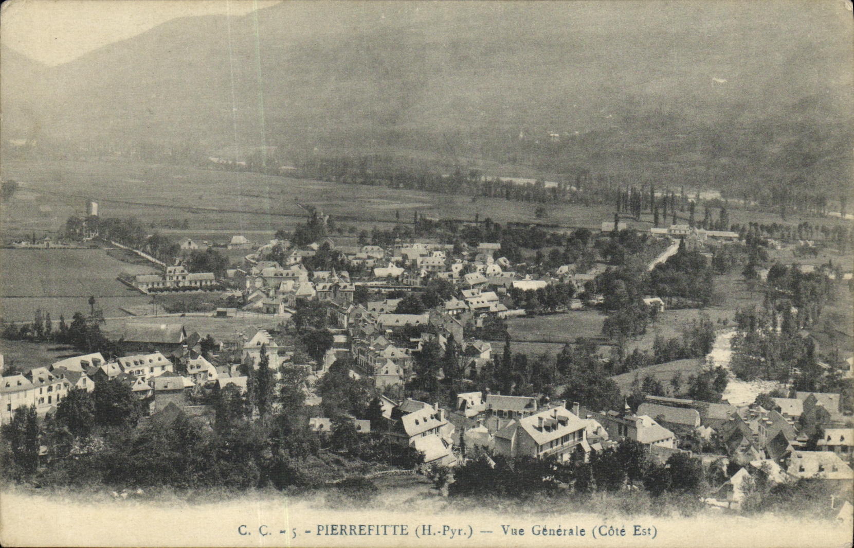 VINTAGE POSTCARD Pierrefitte View