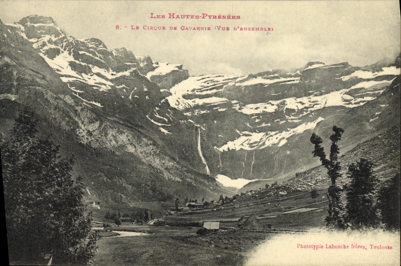 CPA le cirque de Gavarnie Vue d ensemble