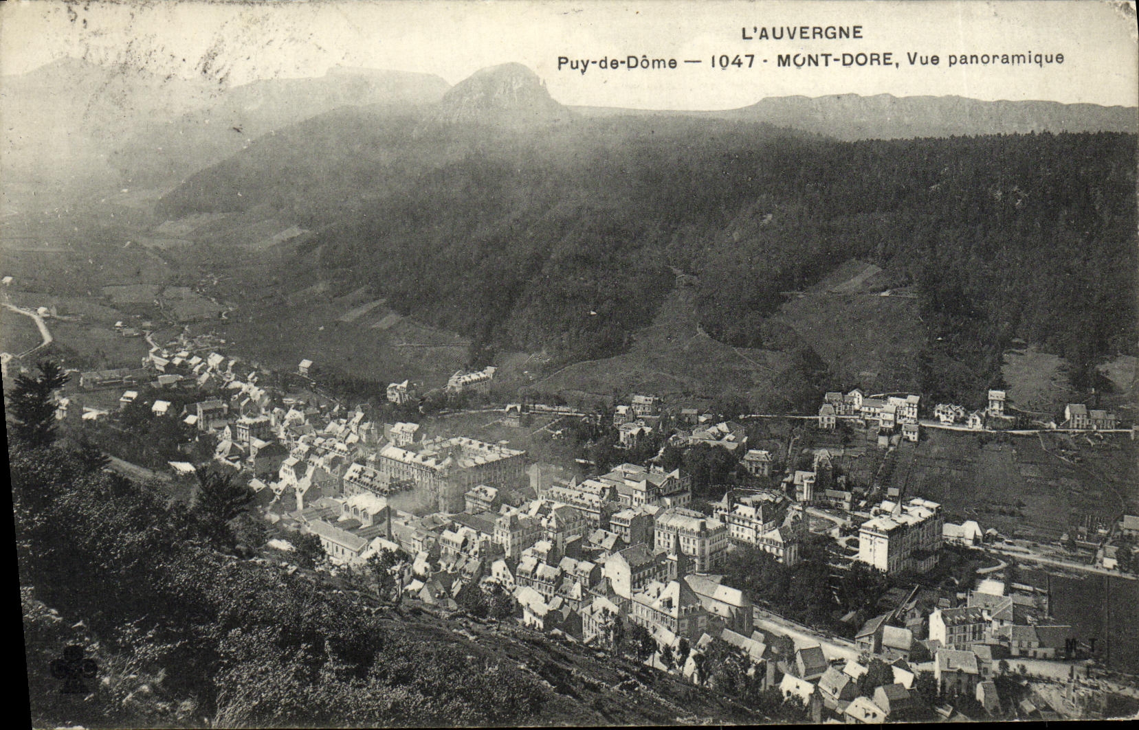 VINTAGE POSTCARD the Mount Gilds Panoramic View