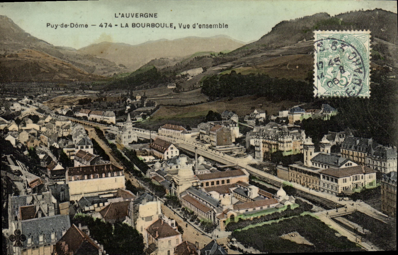 CPA La Bourboule Vue d Ensemble