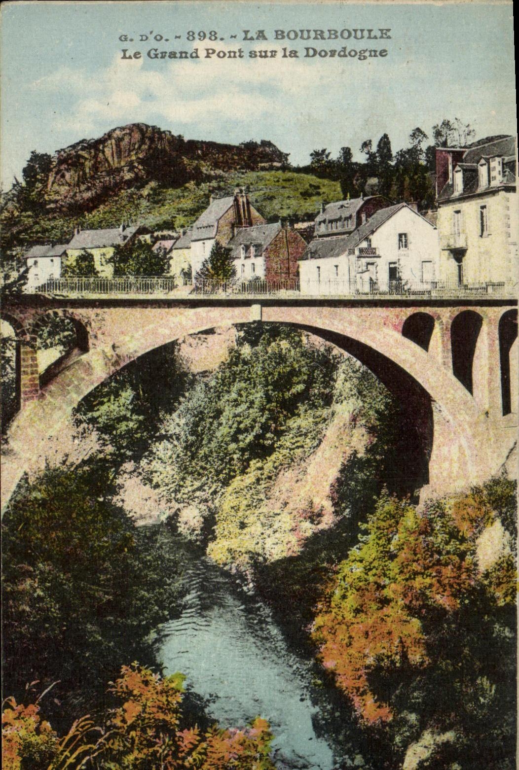 CPA La Bourboule Le Grand Pont Sur la Dordogne