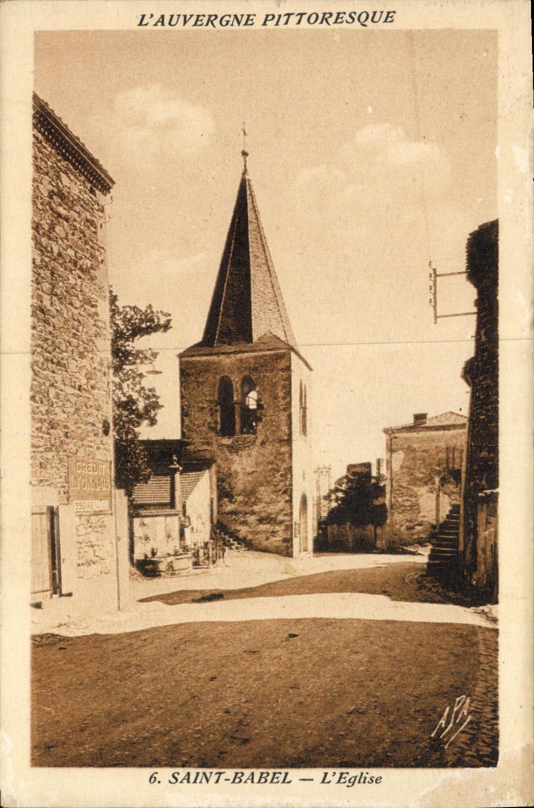 VINTAGE POSTCARD Holy Babel L Church