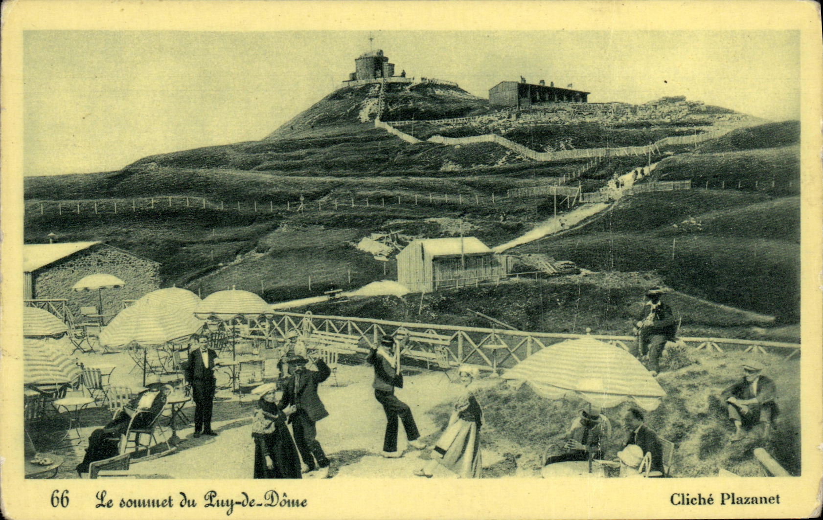 VINTAGE POSTCARD L Auvergne Subjects It of Puy de Dome