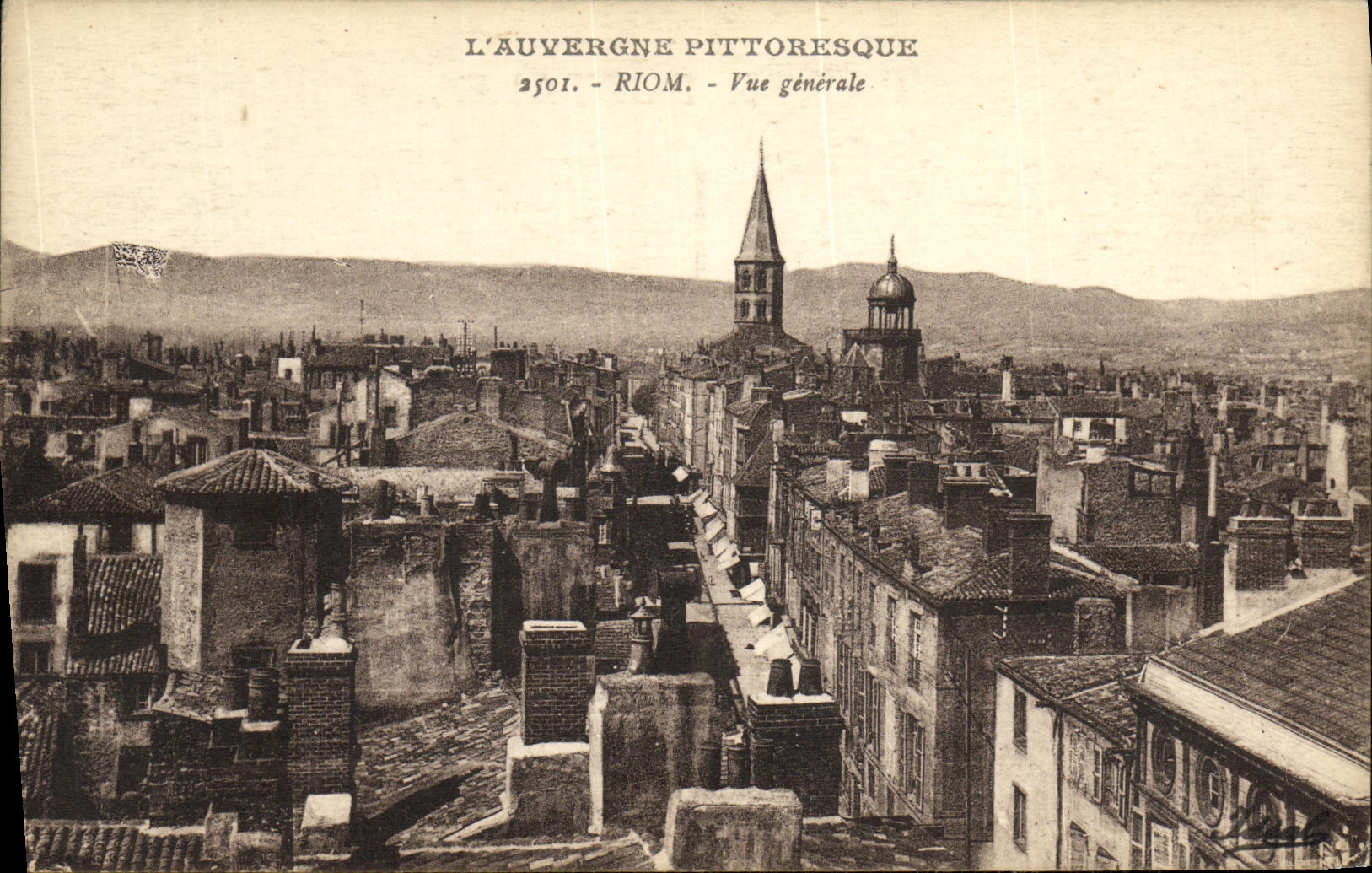 POSTAL L opinion de la VENDIMIA de Auvergne Riom