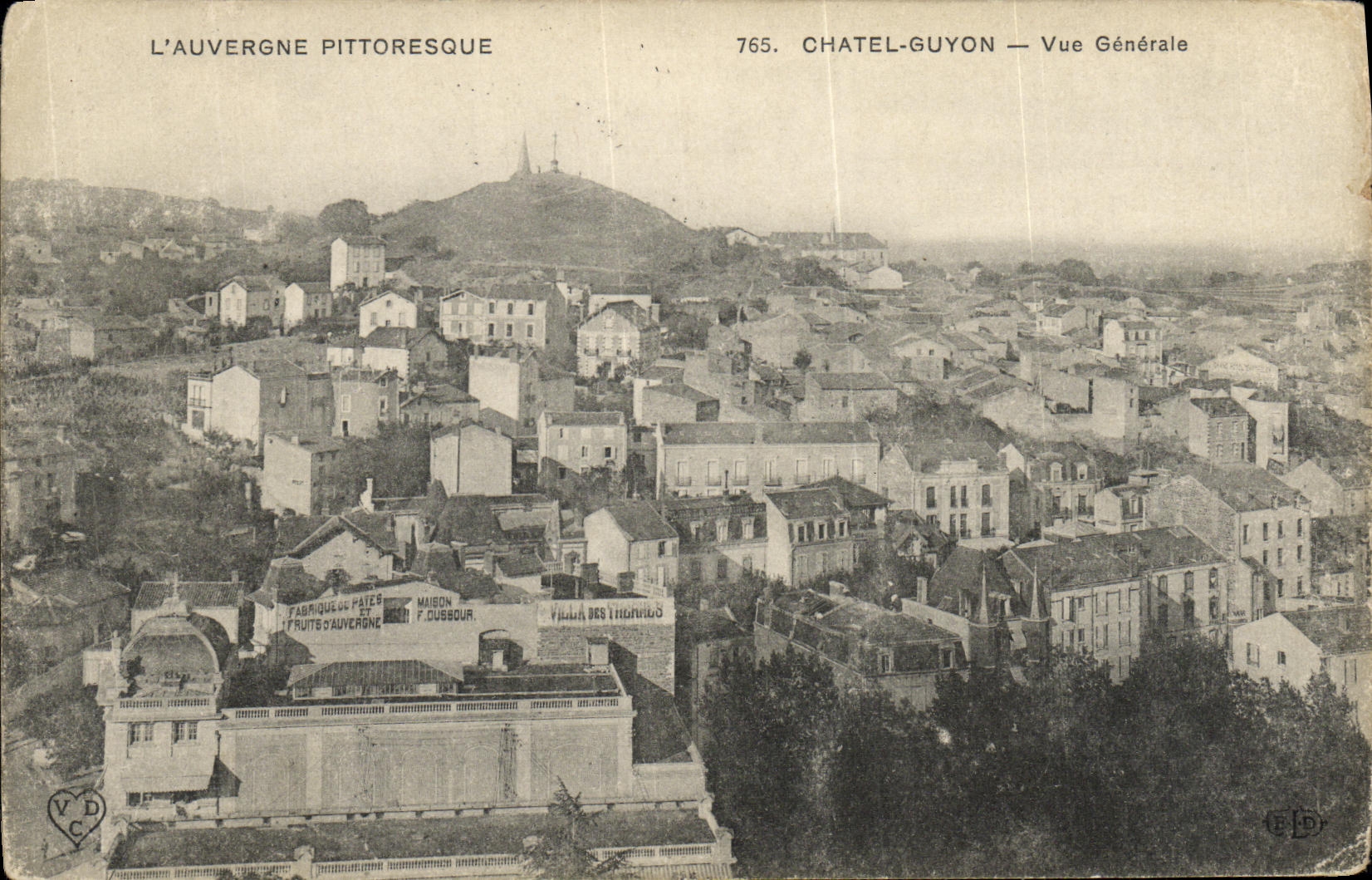 POSTAL L opinion de la VENDIMIA de Auvergne Chatelguyon