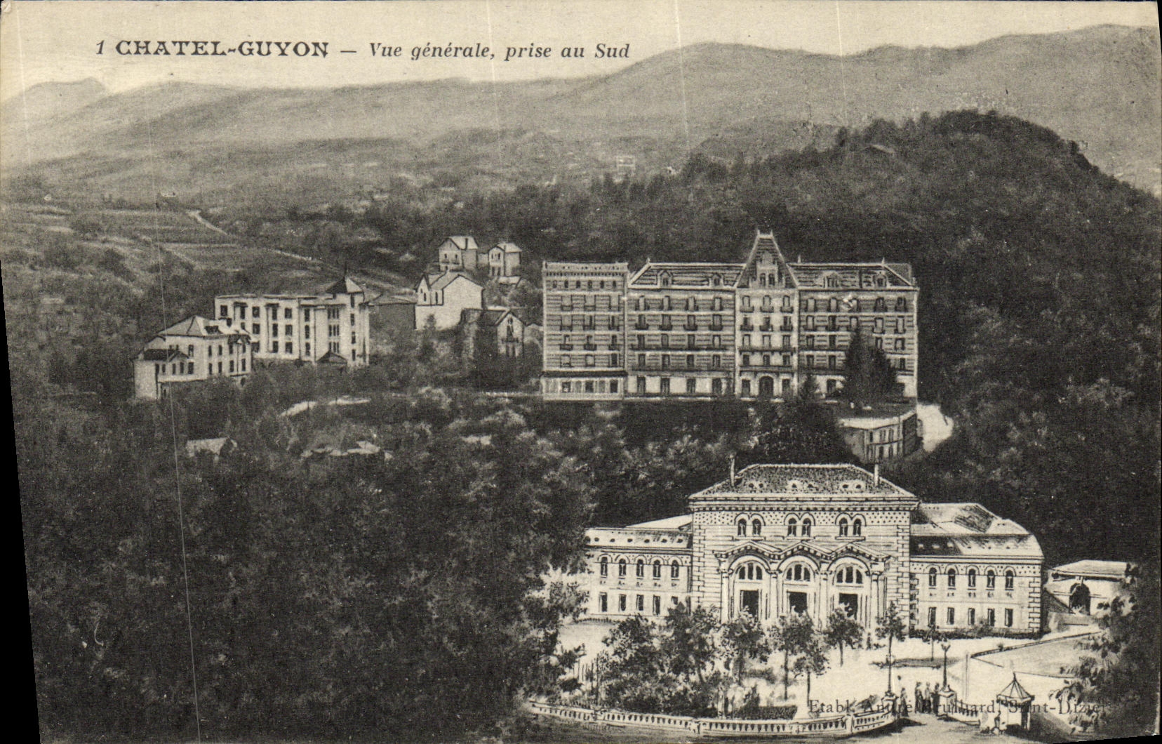 Opinion de Chatelguyon de la POSTAL de la VENDIMIA admitida el sur