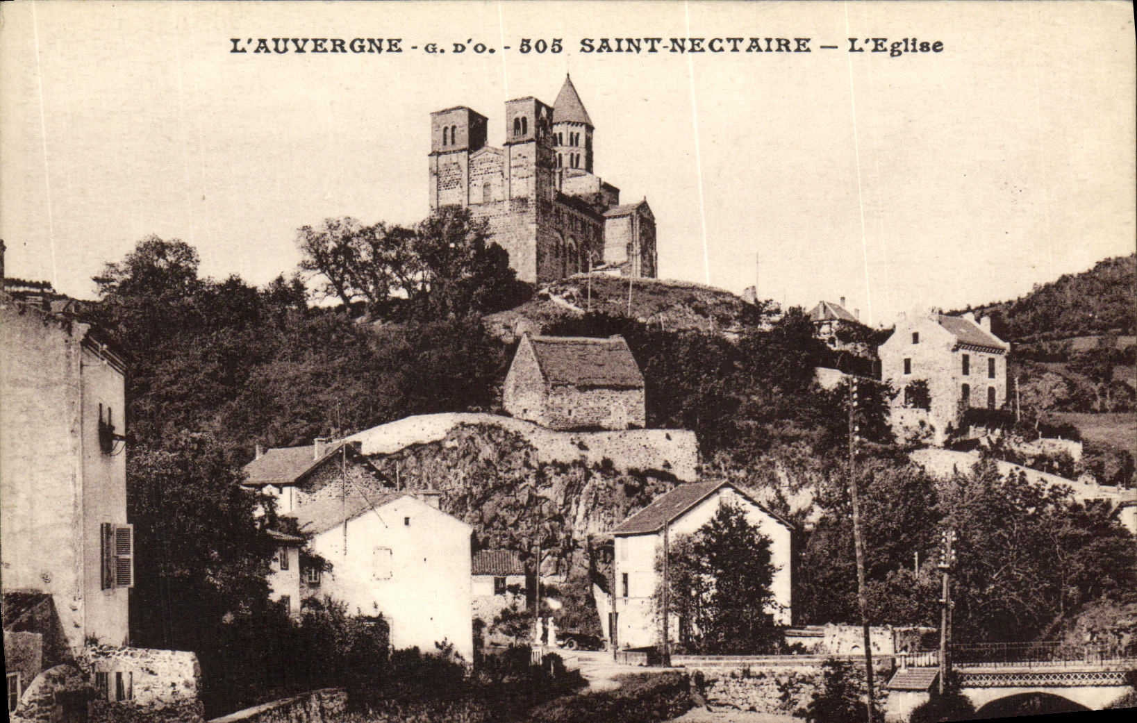 VINTAGE POSTCARD Holy Nectary High the Church