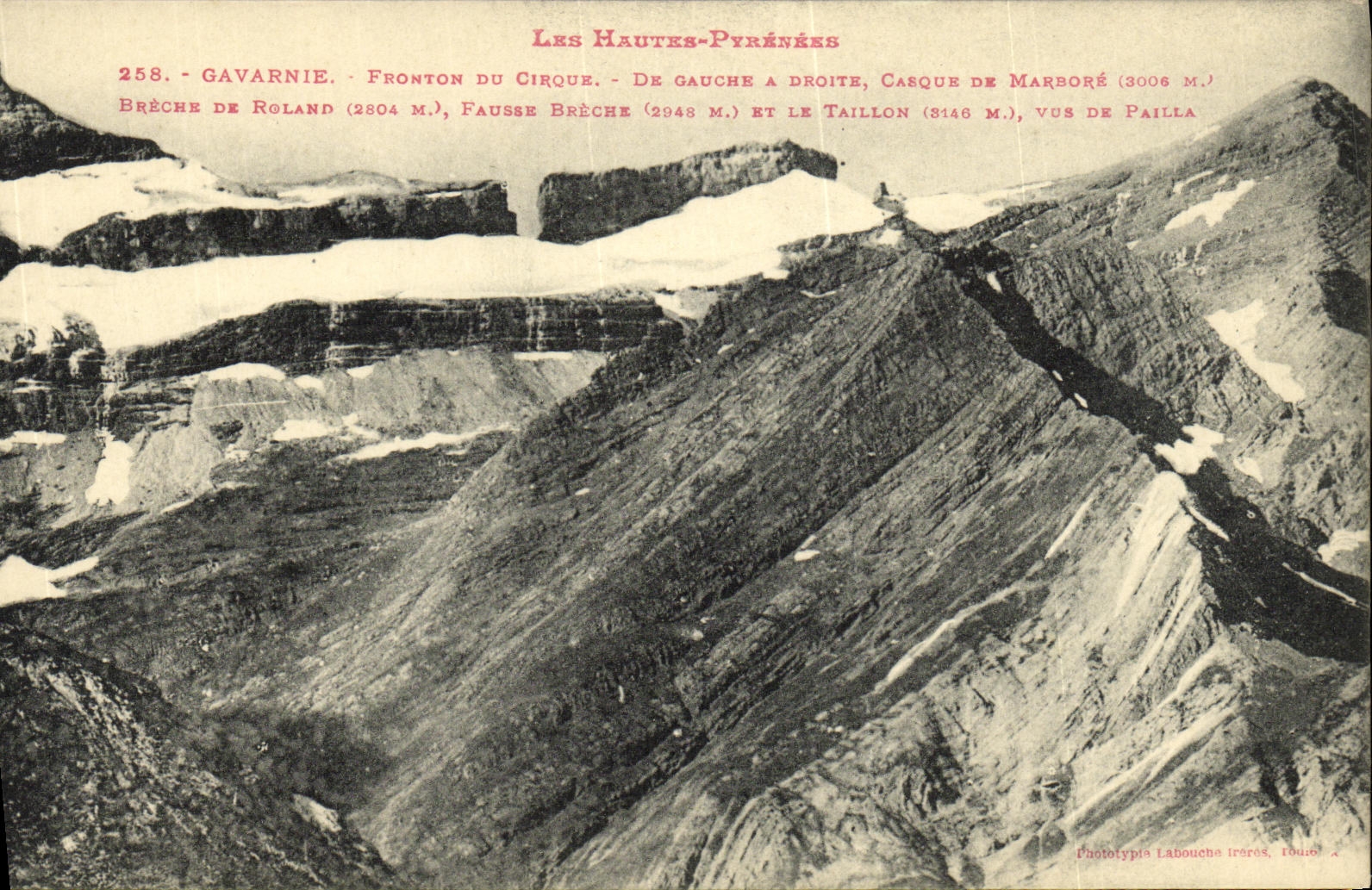 CPA Gavarnie Fronton Du Cirque