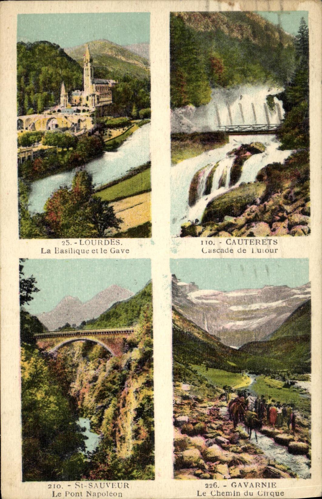 CPA St Sauveur Le Pont Napoleon Lourdes Cauterets Gavarnie