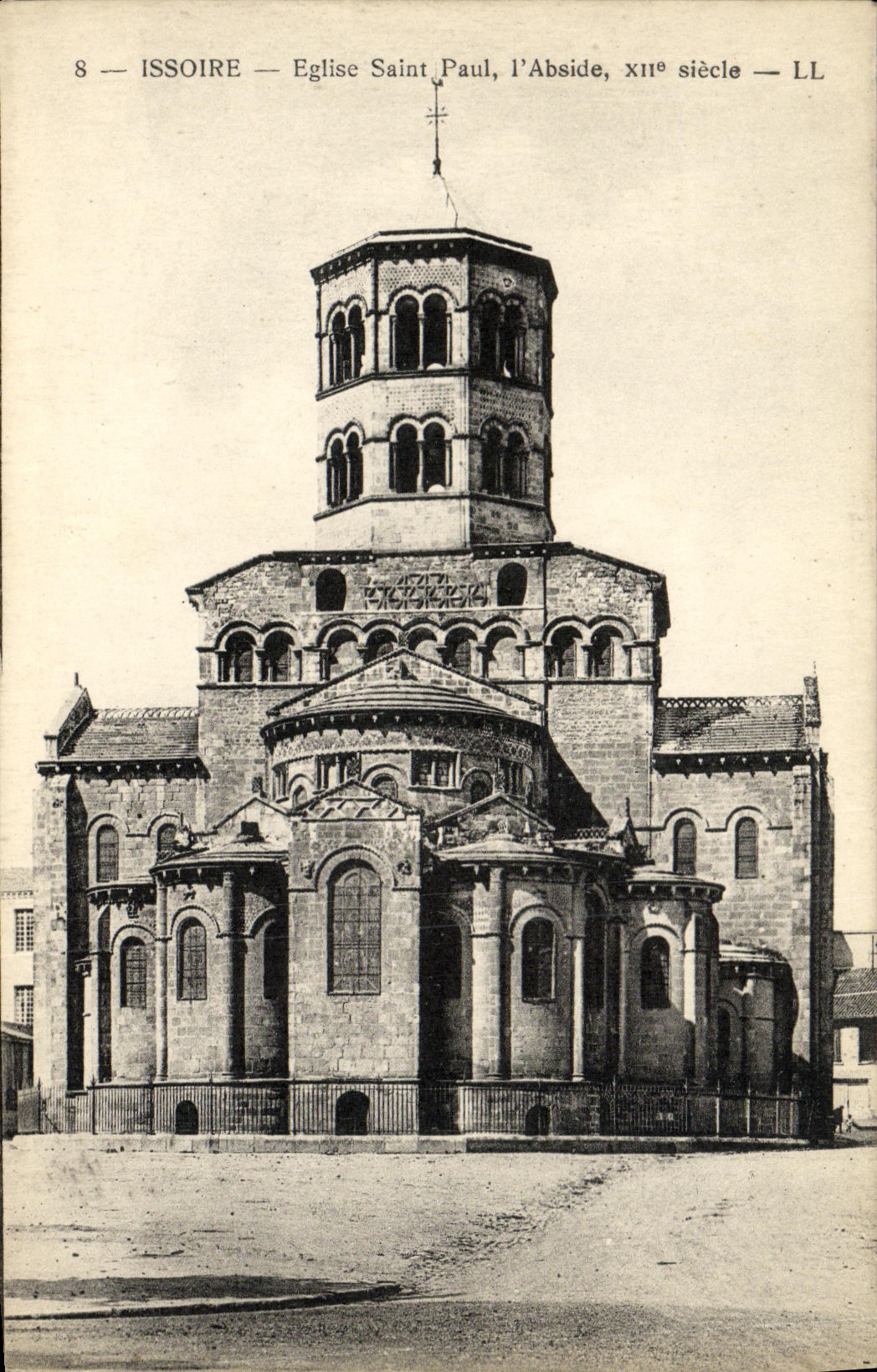 VINTAGE POSTCARD Issoire Church Saint Paul L Apse
