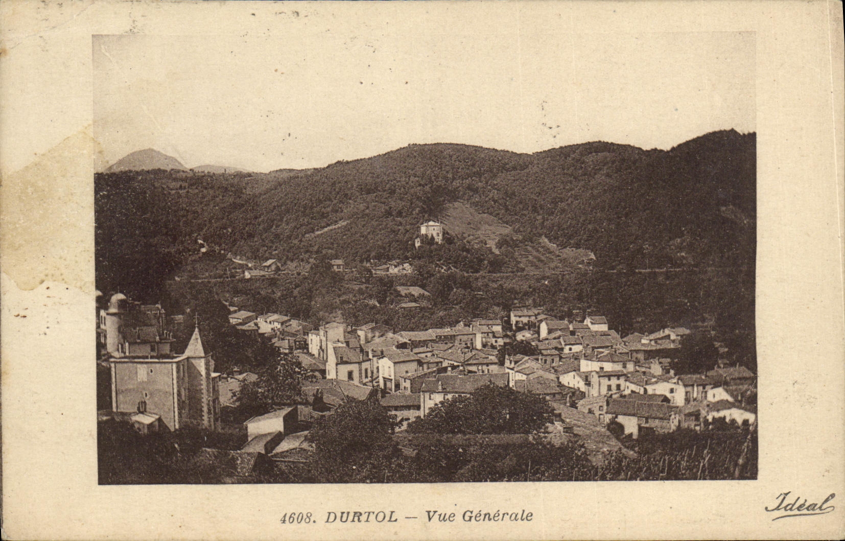 VINTAGE POSTCARD Durtol View