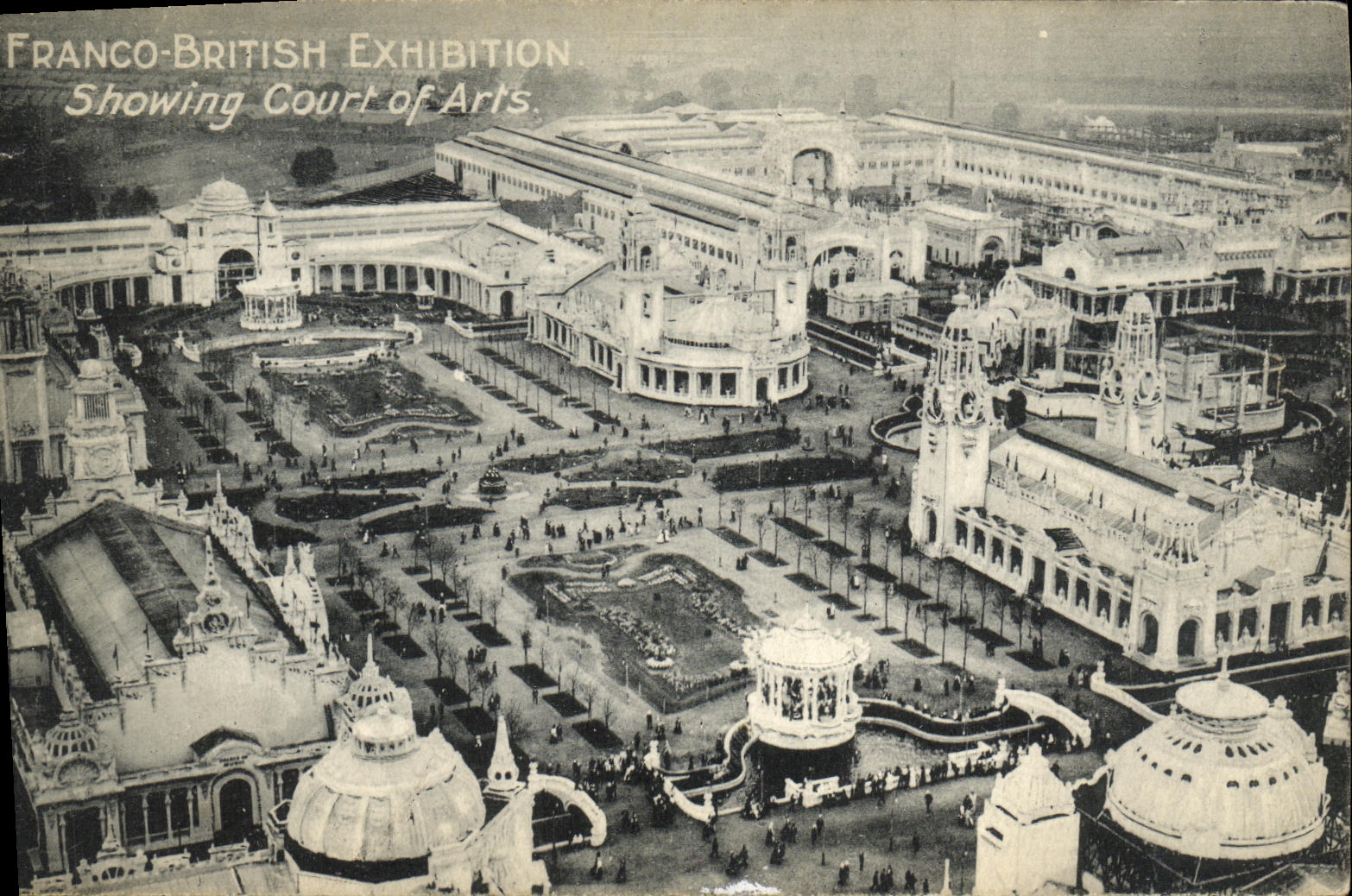 CPA Franco British Exhibition Showing Court of Arts