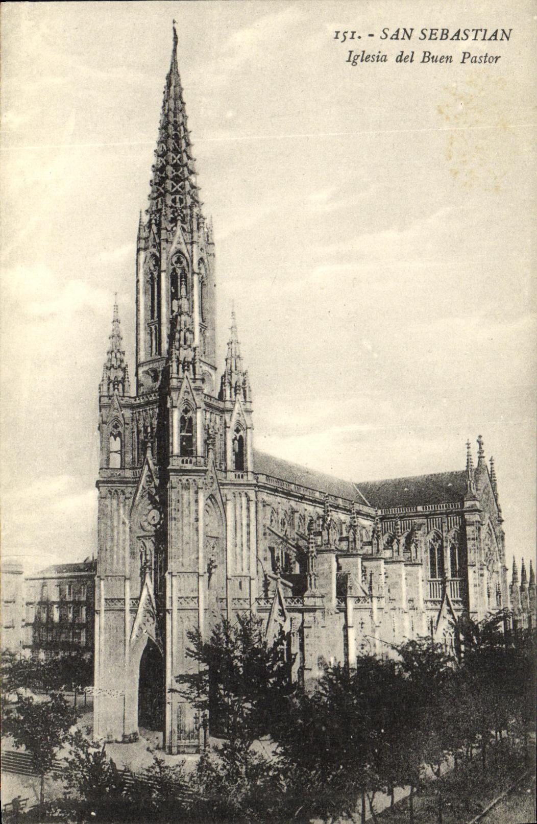 POSTAL San Sebastian del Buen Pastor de la VENDIMIA