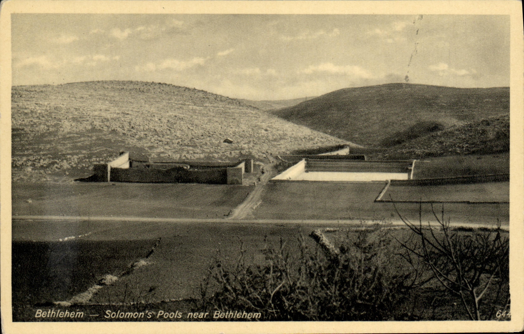 VINTAGE POSTCARD Bethiehem Solomon S Pools