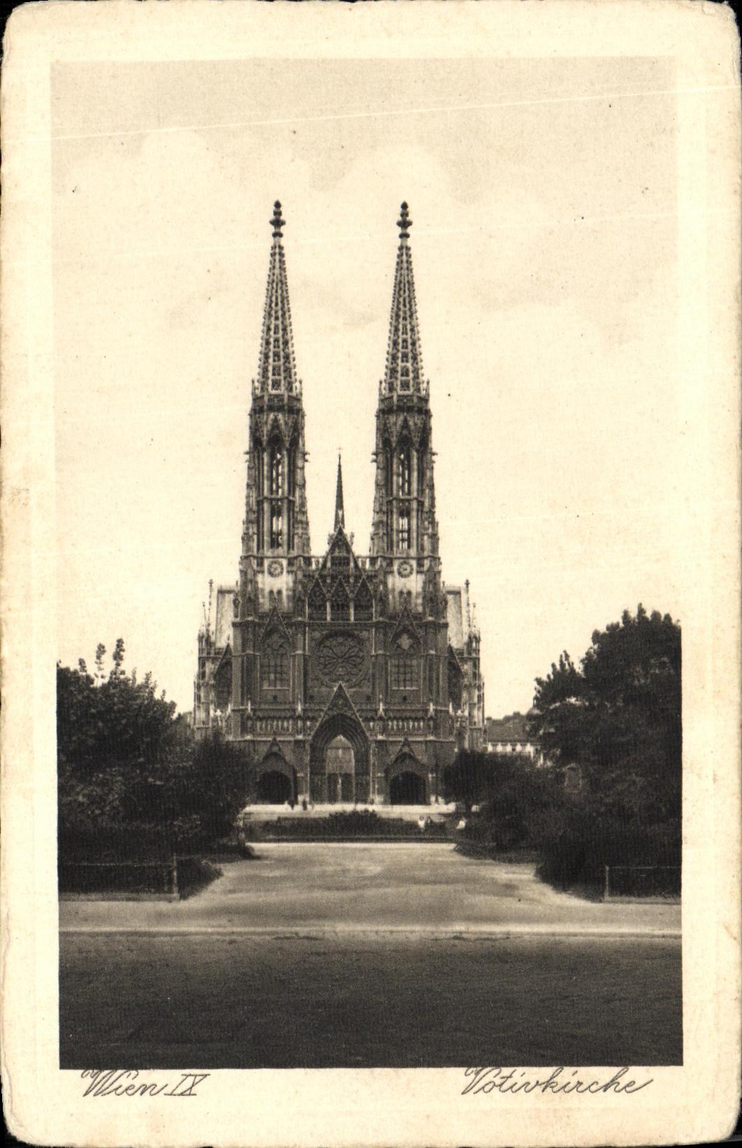 CPA Wien Votivkirche 