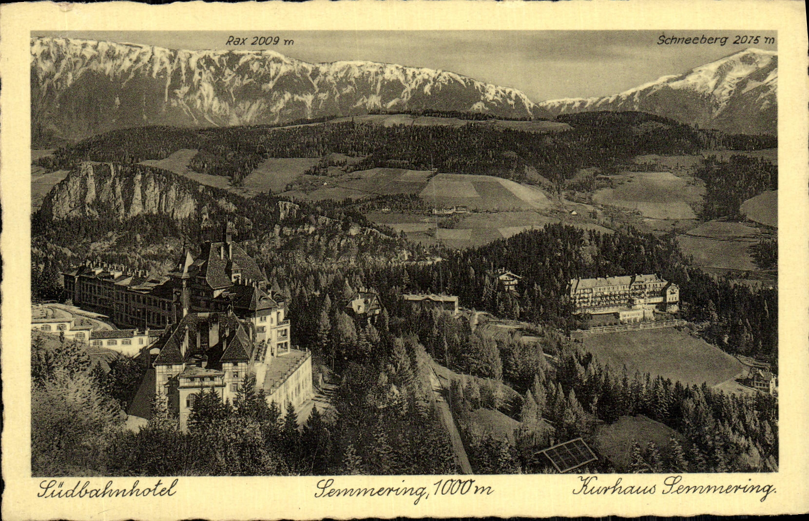 VINTAGE POSTCARD Sudbahnhotel