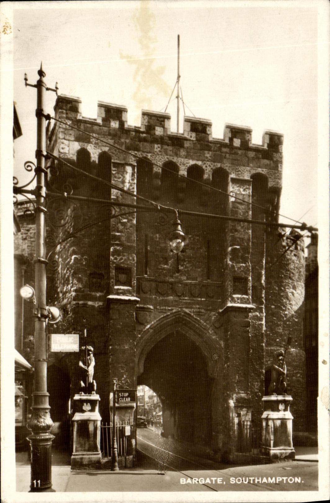 VINTAGE POSTCARD Bargate Southampton