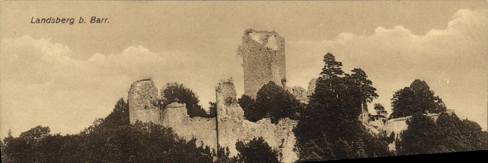 VINTAGE POSTCARD Landsberg Barr