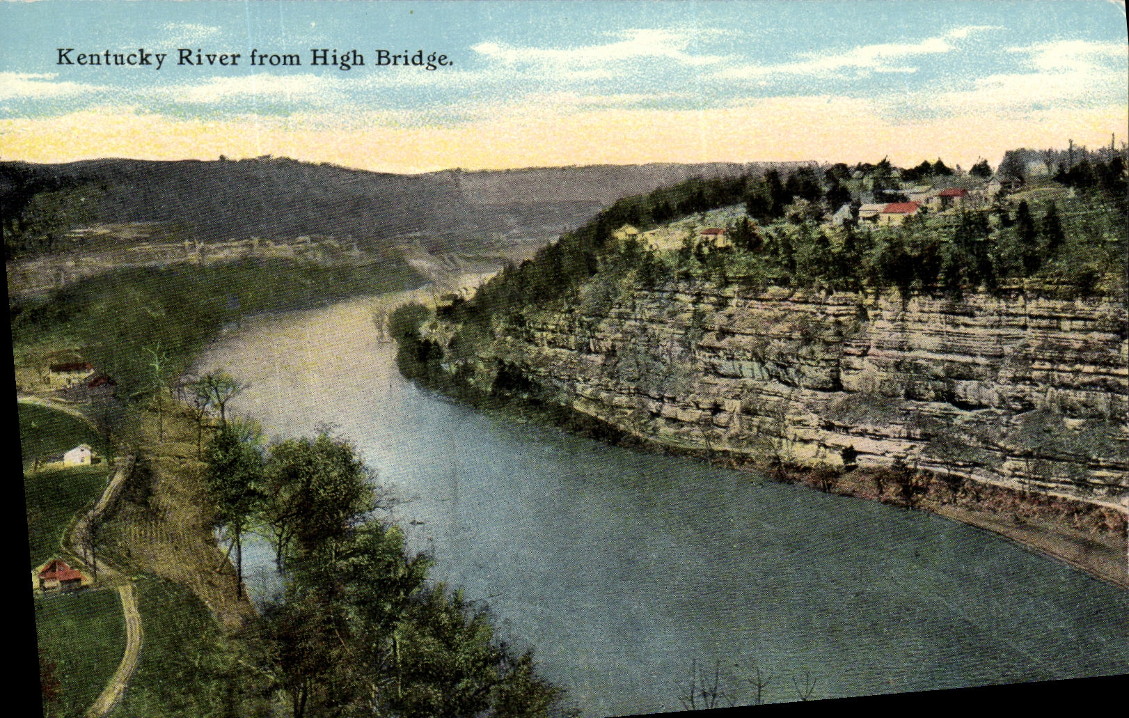 VINTAGE POSTCARD Kentucky To rivet From High Bridge