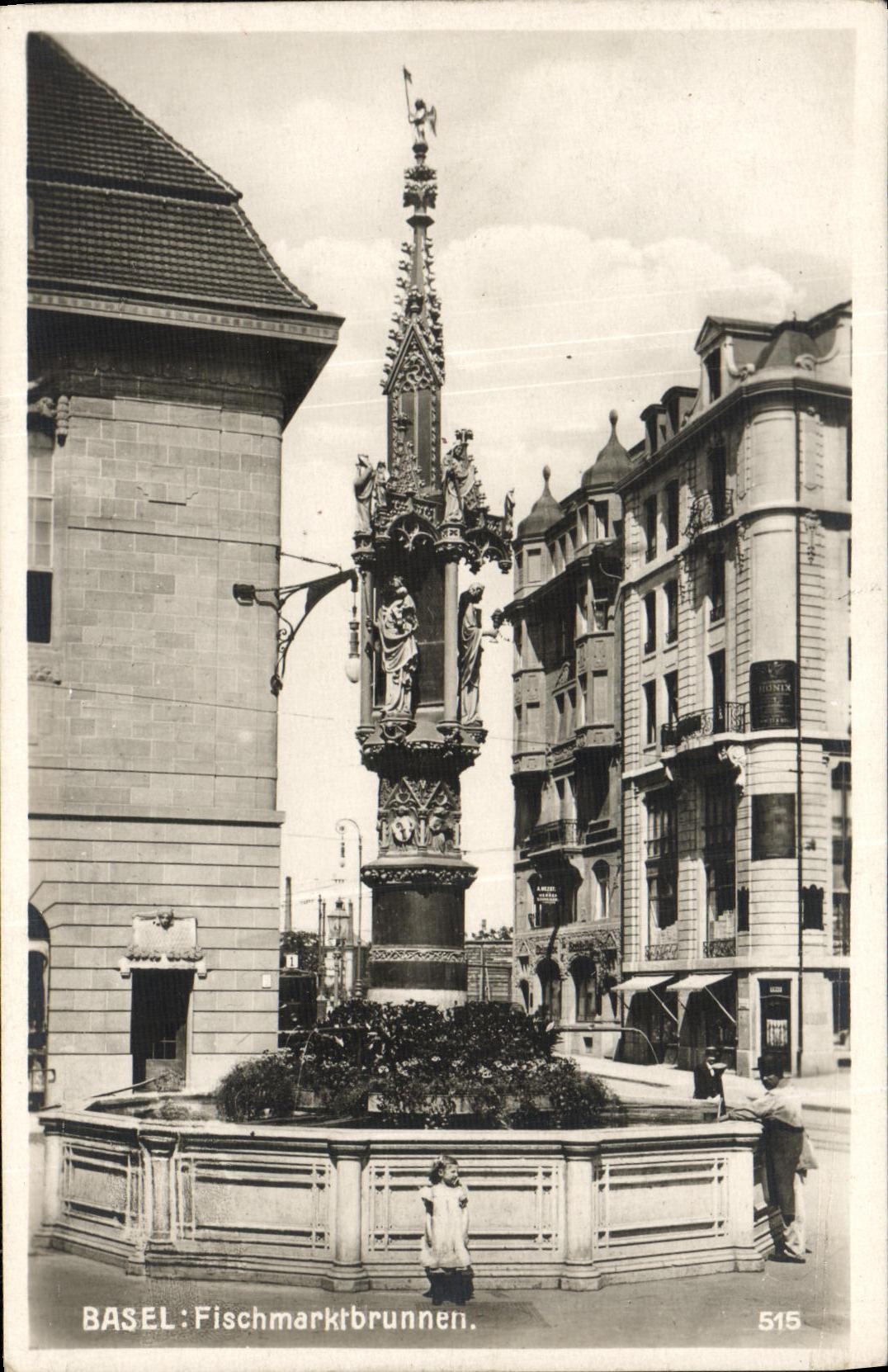 CPA Basel Fischmarktbrunnen