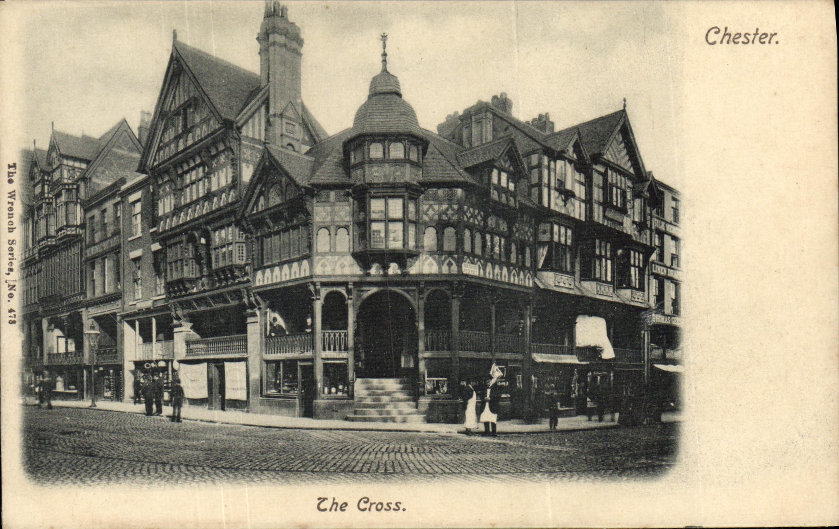 VINTAGE POSTCARD Chester the Cross country race