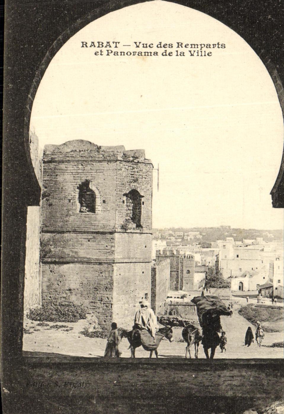 VINTAGE POSTCARD Vuc Reduction of the Walls and Panorama of the City