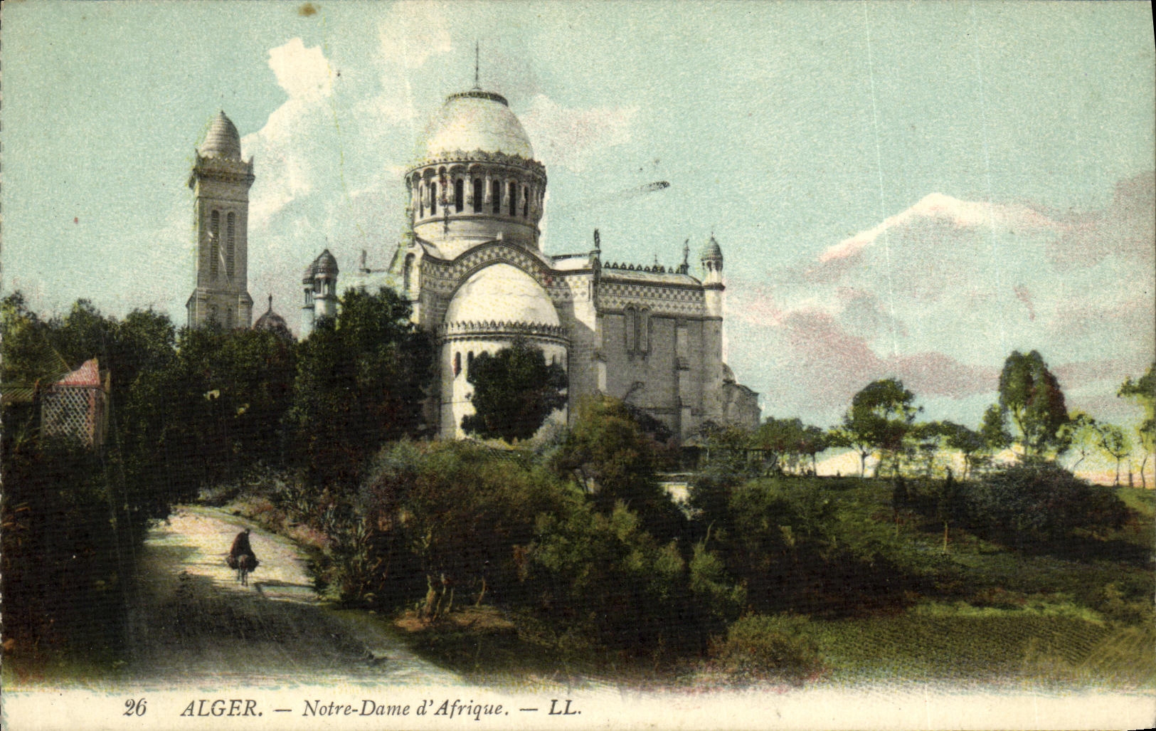 POSTAL Argel de la VENDIMIA nuestra senora D africa