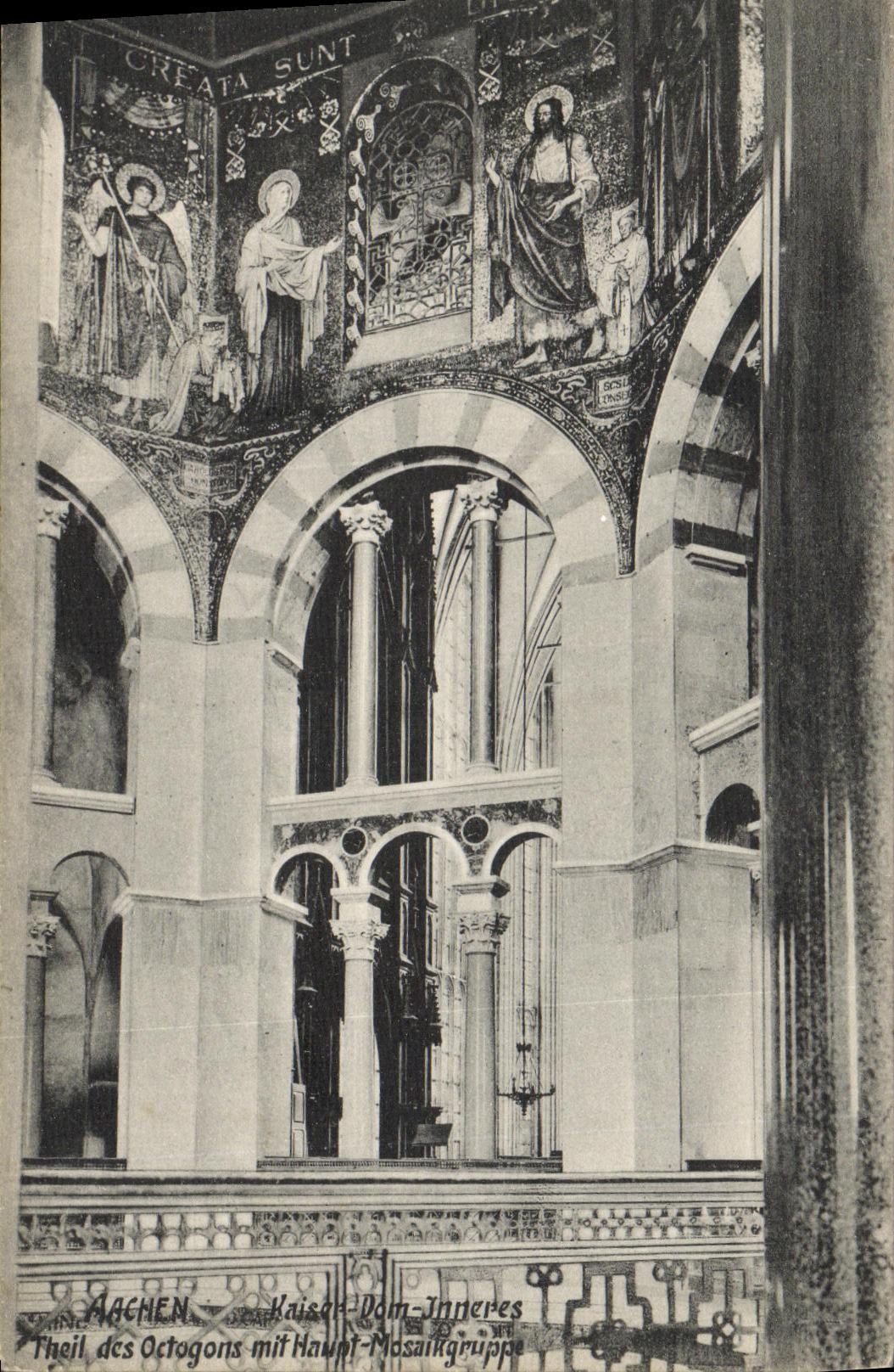 VINTAGE POSTCARD Aachen