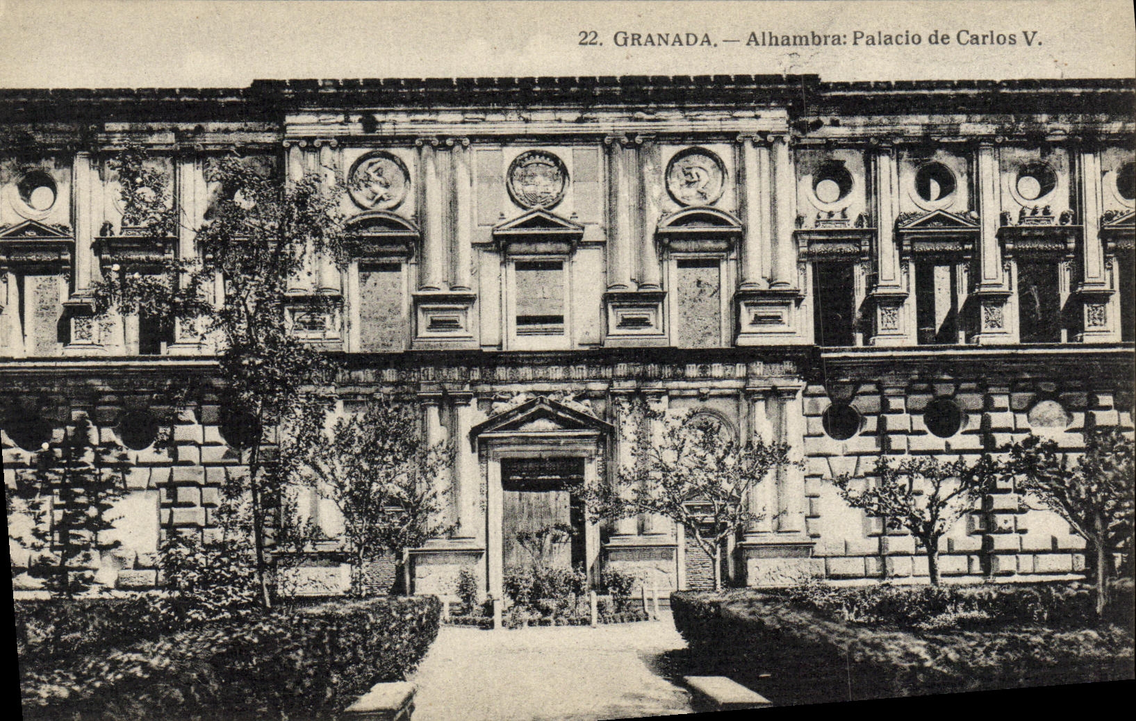 CPA Granada Alhambra Palacio de Carlos V