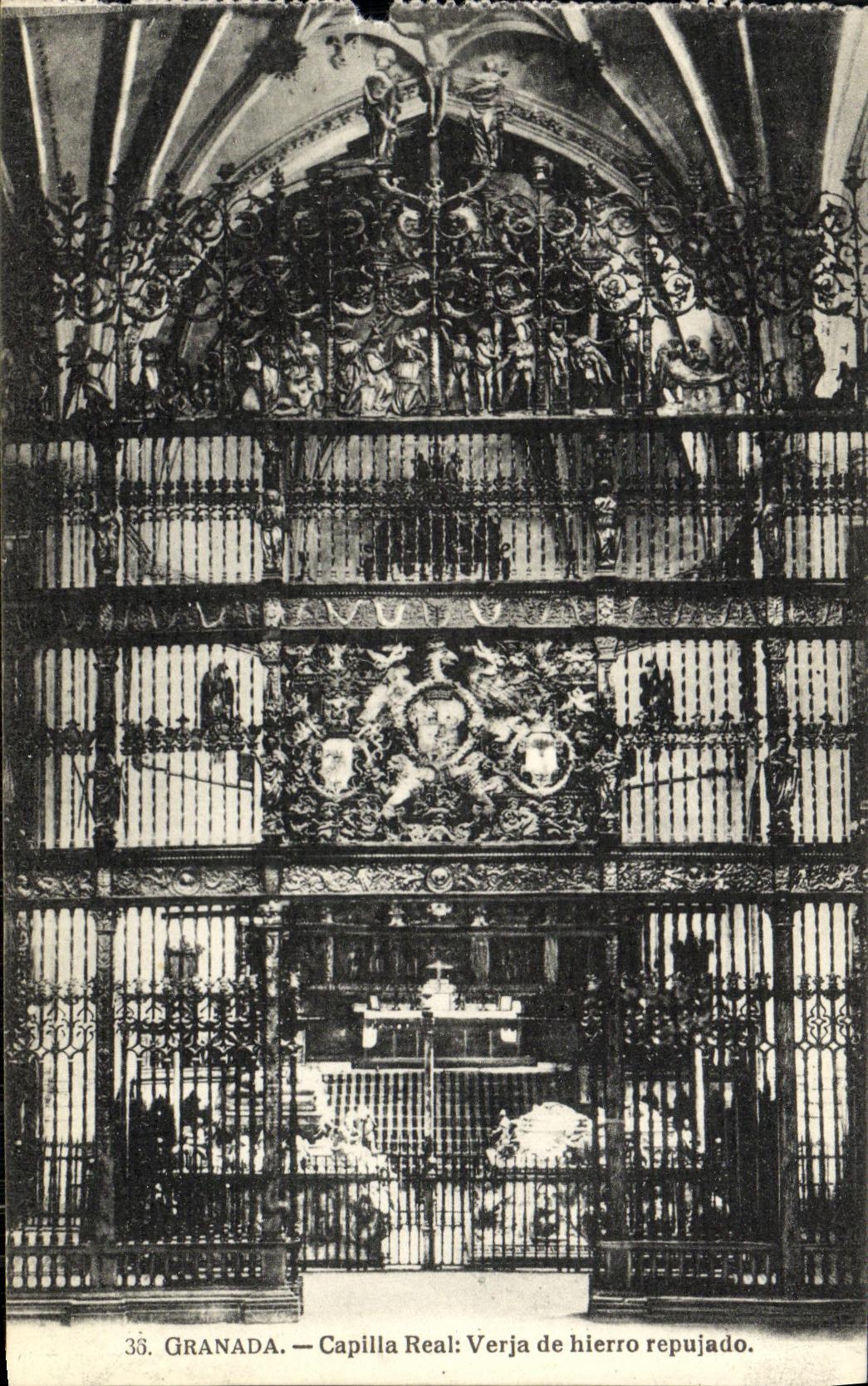 CPA Granada Capilla Real Verja de hierro repujado